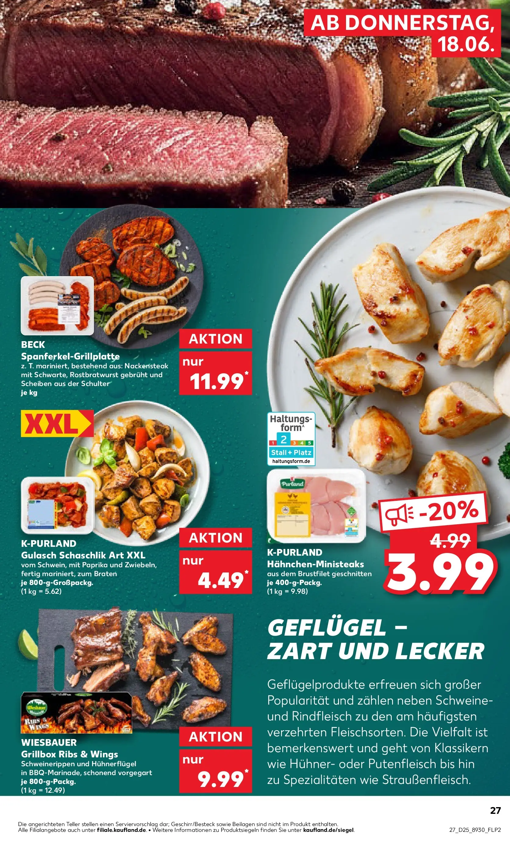 Prospekt Kaufland ab 18.06.2026 » Angebote Online zum Blättern | Seite: 27
