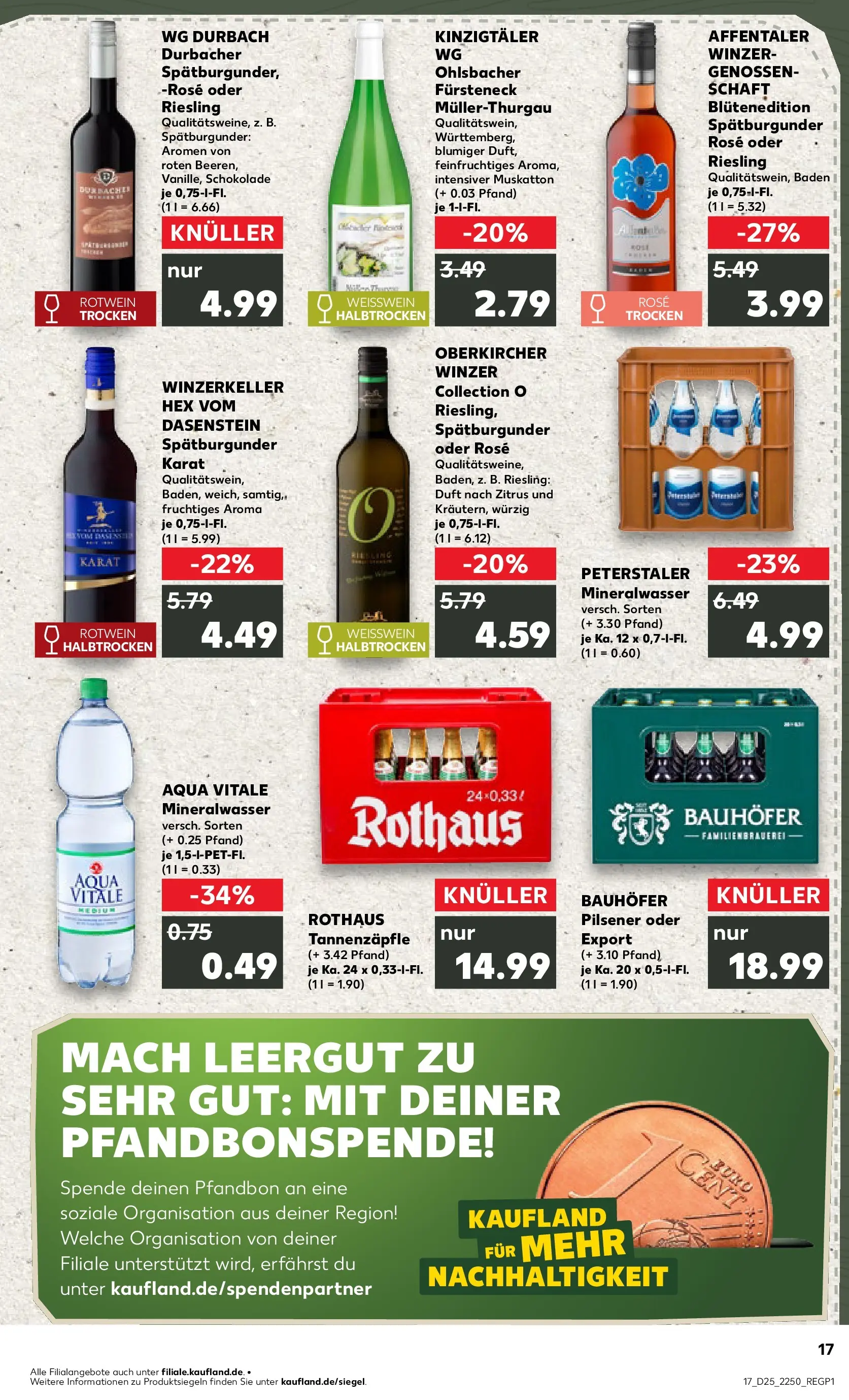 Prospekt Kaufland ab 14.06.2026 ยป Angebote und Werbung Online | Seite: 26 | Produkte: Schokolade, Weiรwein, Rotwein, Mineralwasser Prospekt Kaufland ab 14.06.2026 ยป Angebote Online zum Blรคttern | Seite: 26 | Produkte: Schokolade, Weiรwein, Rotwein, Mineralwasser