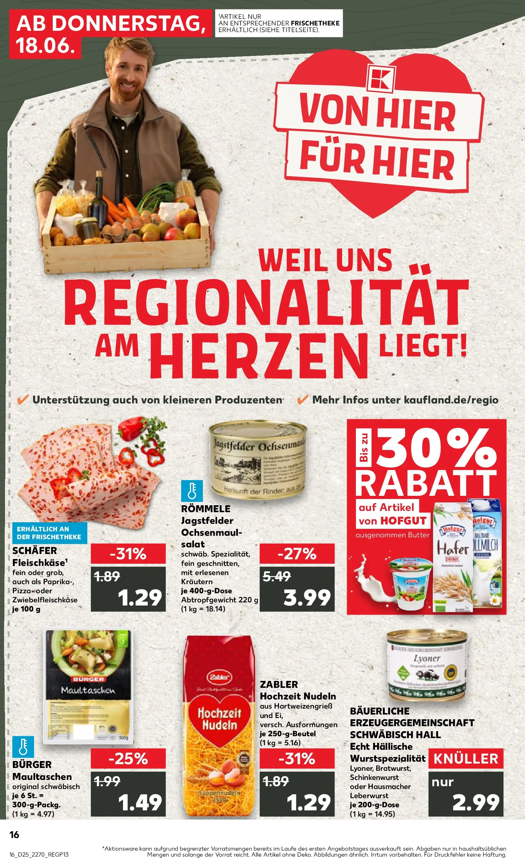 Prospekt Kaufland ab 18.06.2026 » Angebote Online zum Blättern | Seite: 16
