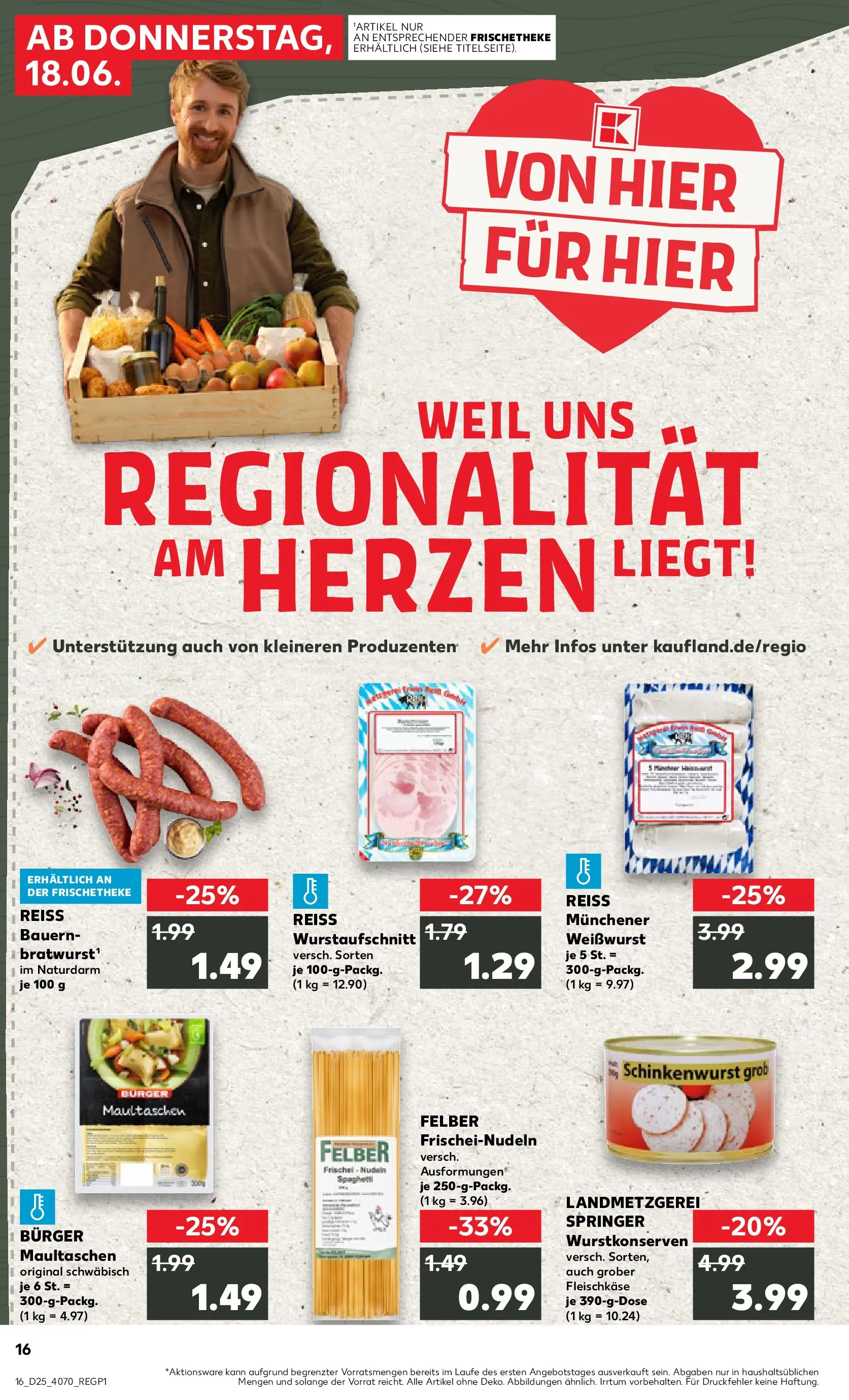 Prospekt Kaufland ab 18.06.2026 » Angebote Online zum Blättern | Seite: 1