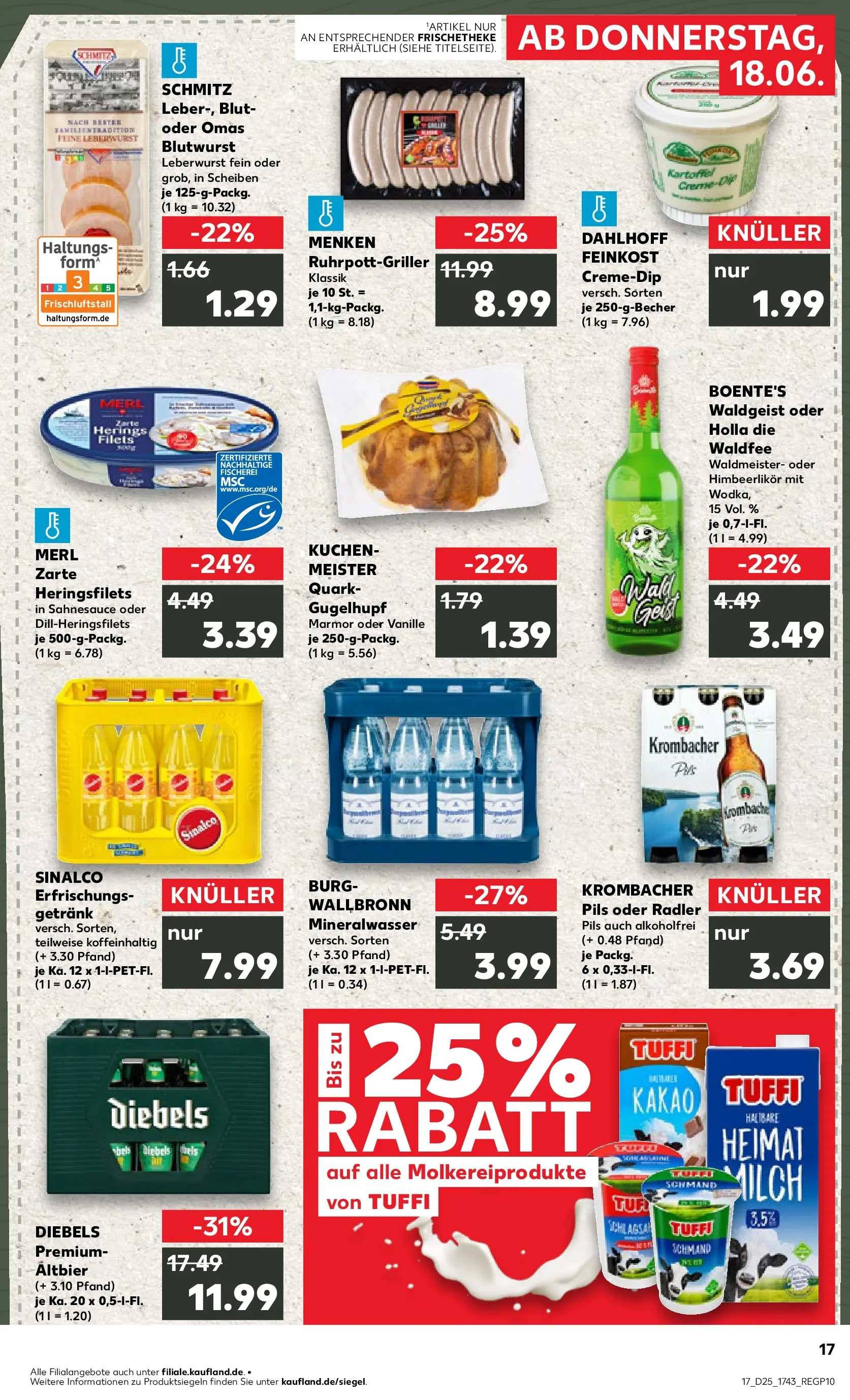 Prospekt Kaufland ab 14.06.2026 ยป Angebote und Werbung Online | Seite: 26 | Produkte: Sinalco, Pils, Mineralwasser, Radler Prospekt Kaufland ab 14.06.2026 ยป Angebote Online zum Blรคttern | Seite: 26 | Produkte: Sinalco, Pils, Mineralwasser, Radler