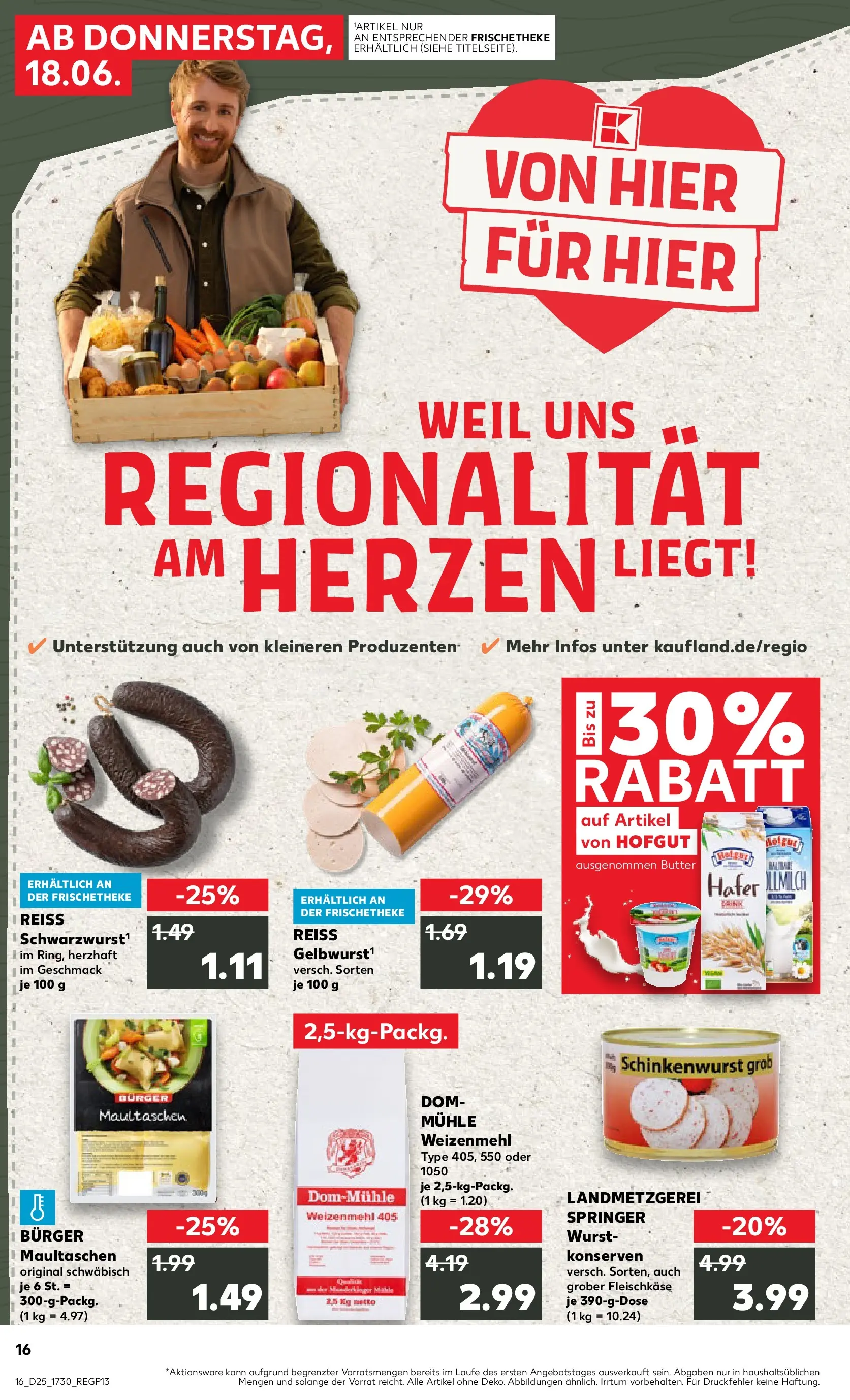 Prospekt Kaufland ab 18.06.2026 » Angebote Online zum Blättern | Seite: 16