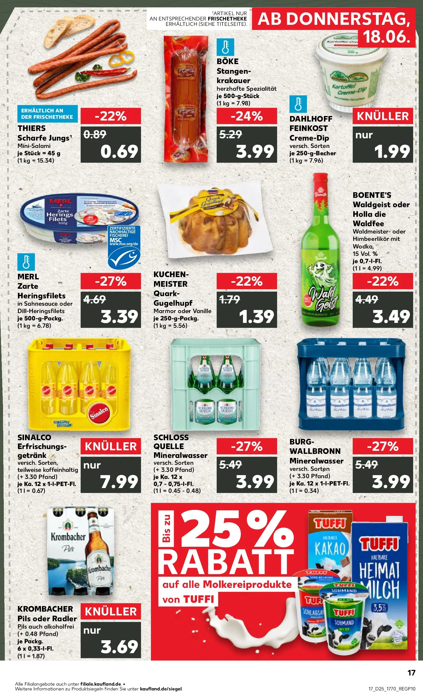 Prospekt Kaufland ab 14.06.2026 ยป Angebote und Werbung Online | Seite: 26 | Produkte: Sinalco, Creme, Radler, Krombacher Prospekt Kaufland ab 14.06.2026 ยป Angebote Online zum Blรคttern | Seite: 26 | Produkte: Sinalco, Creme, Radler, Krombacher