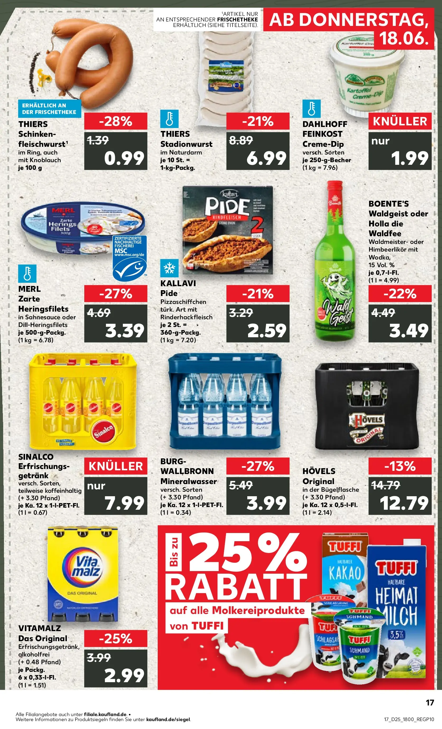 Prospekt Kaufland ab 14.06.2026 ยป Angebote und Werbung Online | Seite: 26 | Produkte: Mineralwasser, Creme, Knoblauch, Schinken Prospekt Kaufland ab 14.06.2026 ยป Angebote Online zum Blรคttern | Seite: 26 | Produkte: Mineralwasser, Creme, Knoblauch, Schinken