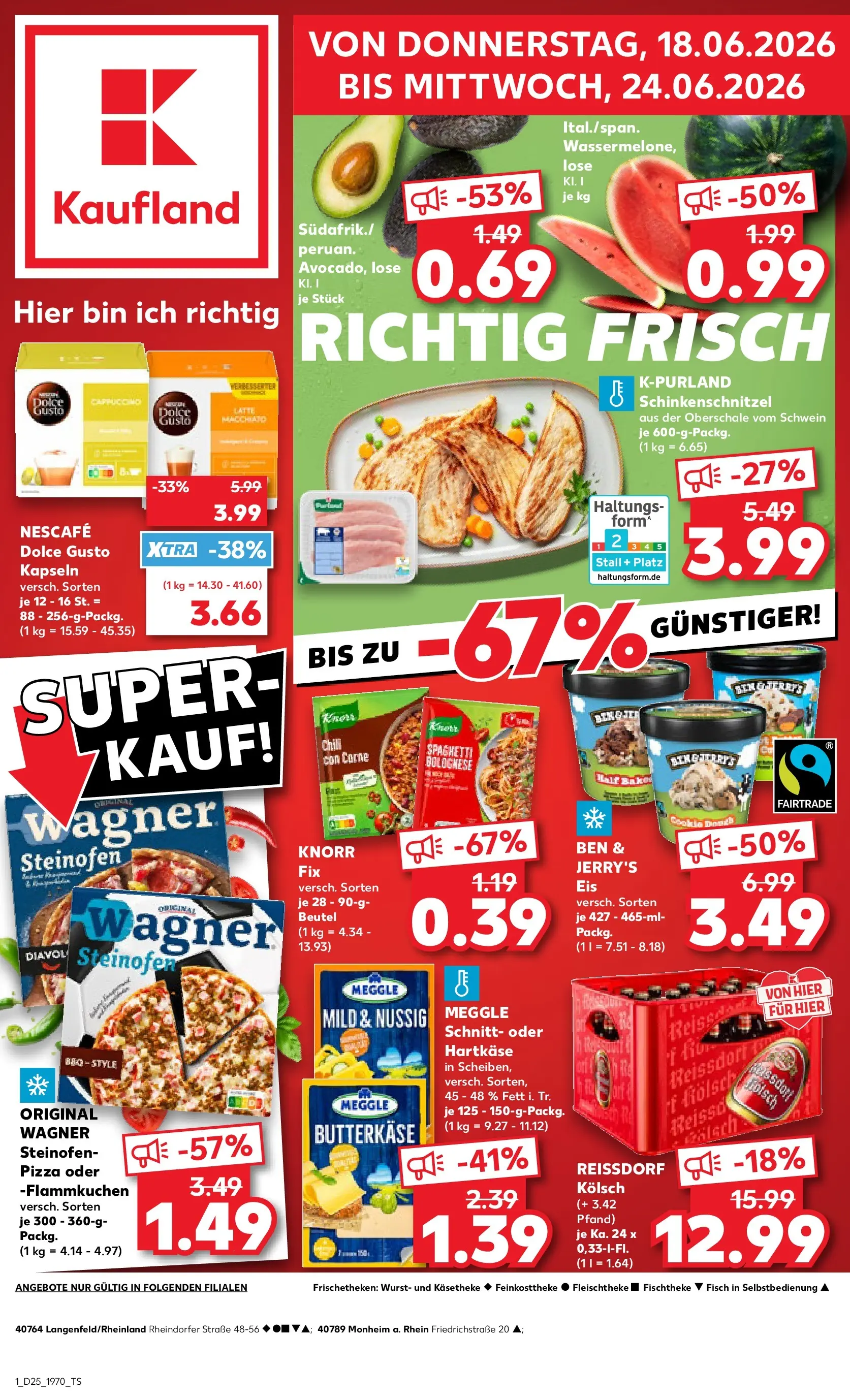 Prospekt Kaufland ab 14.06.2026 ยป Angebote und Werbung Online | Seite: 10 | Produkte: Knorr fix, Schnitzel, Ben & Jerry's, Dolce Gusto kapseln Prospekt Kaufland ab 14.06.2026 ยป Angebote Online zum Blรคttern | Seite: 10 | Produkte: Knorr fix, Schnitzel, Ben & Jerry's, Dolce Gusto kapseln