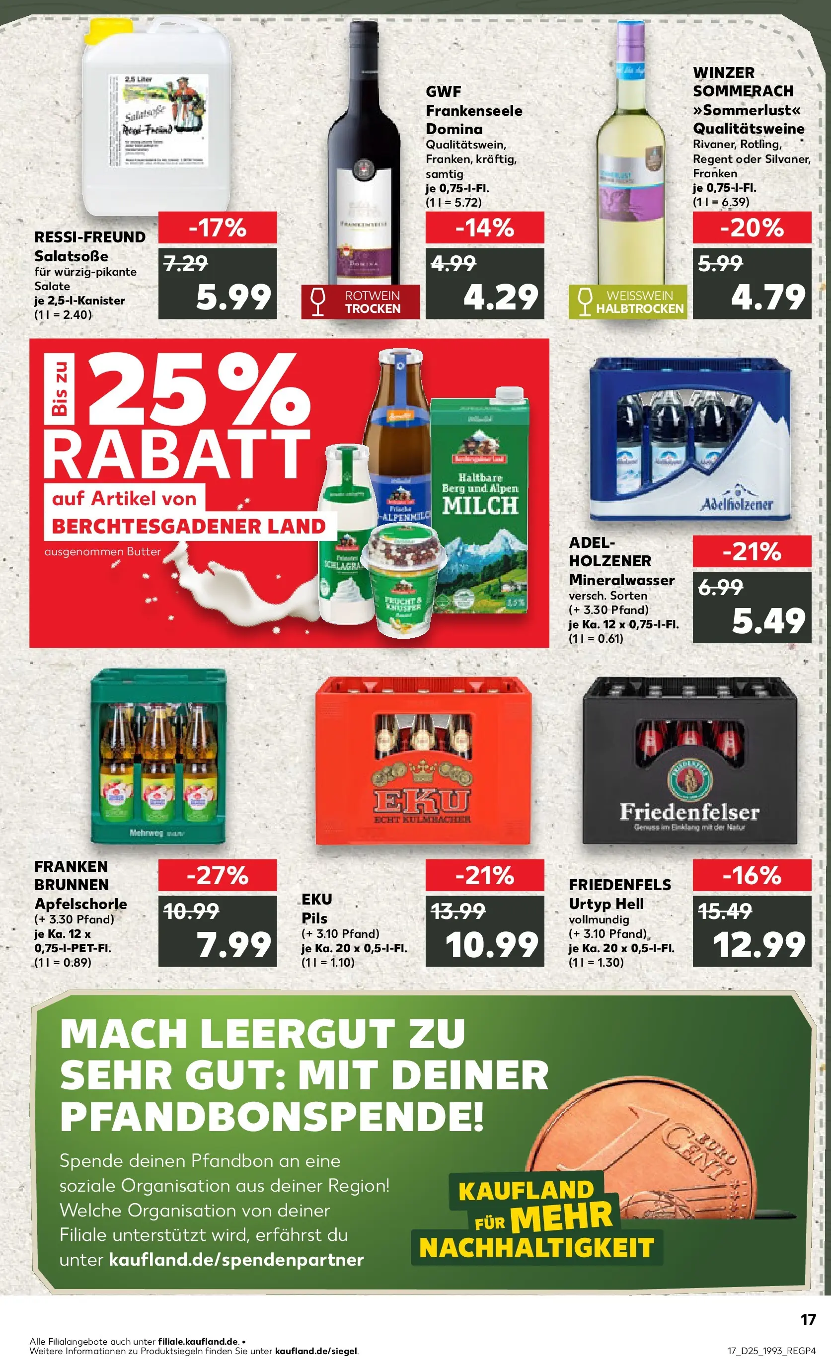Prospekt Kaufland ab 14.06.2026 » Angebote Online zum Blättern | Seite: 26 | Produkte: Milch, Butter, Rotwein, Pils