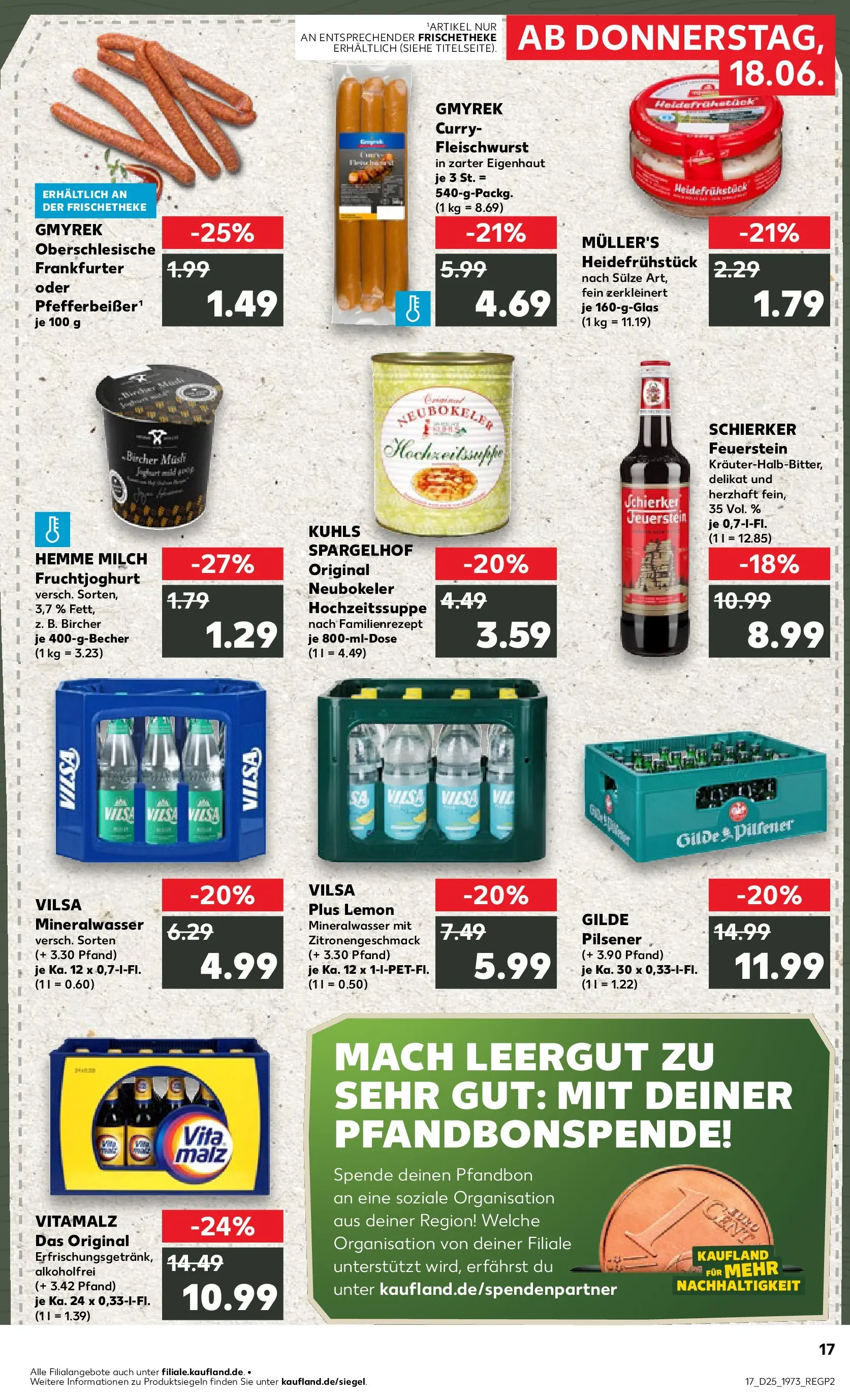 Prospekt Kaufland ab 18.06.2026 » Angebote Online zum Blättern | Seite: 17