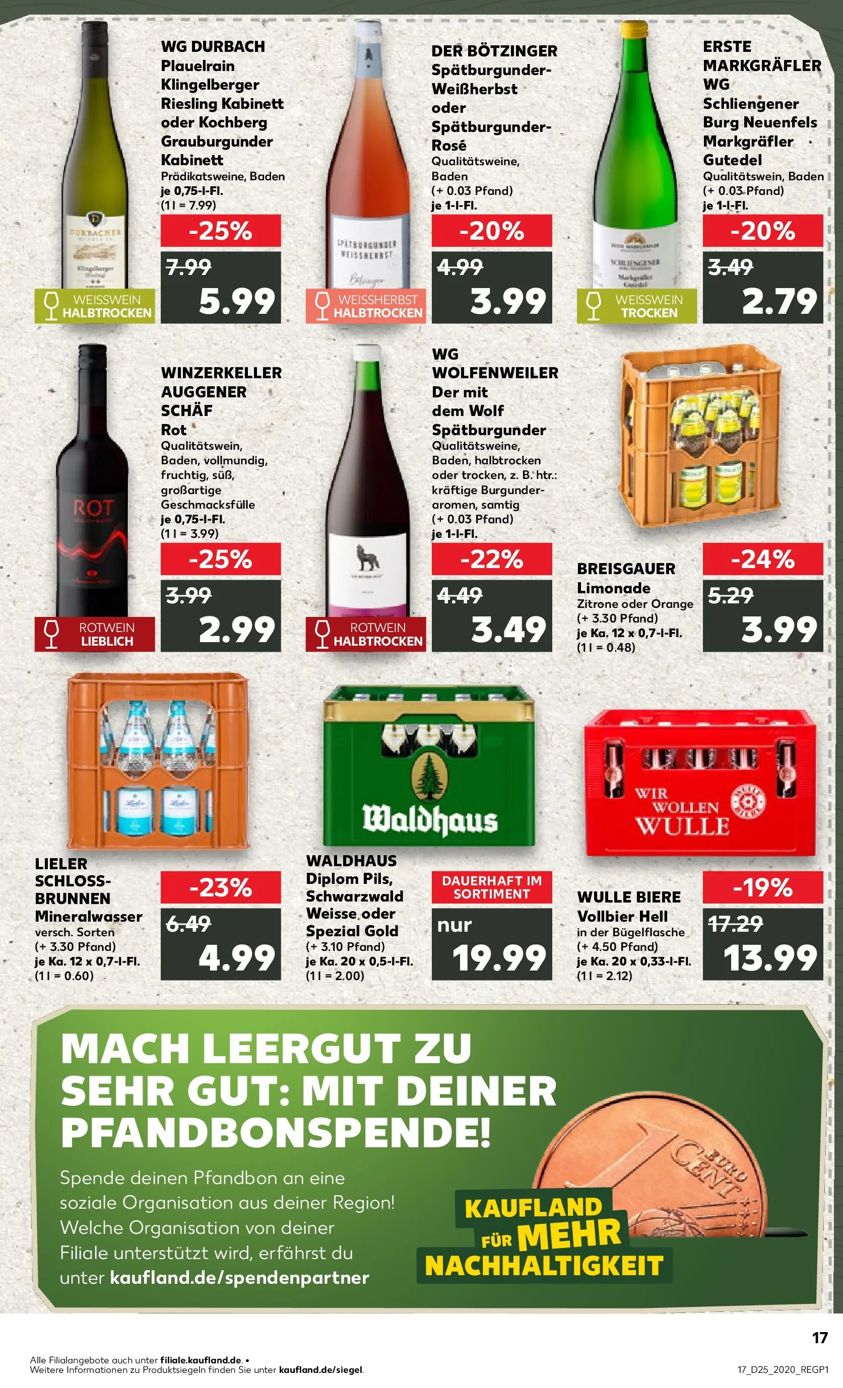 Prospekt Kaufland ab 14.06.2026 » Angebote Online zum Blättern | Seite: 26 | Produkte: Rotwein, Limonade, Mineralwasser, Zitrone