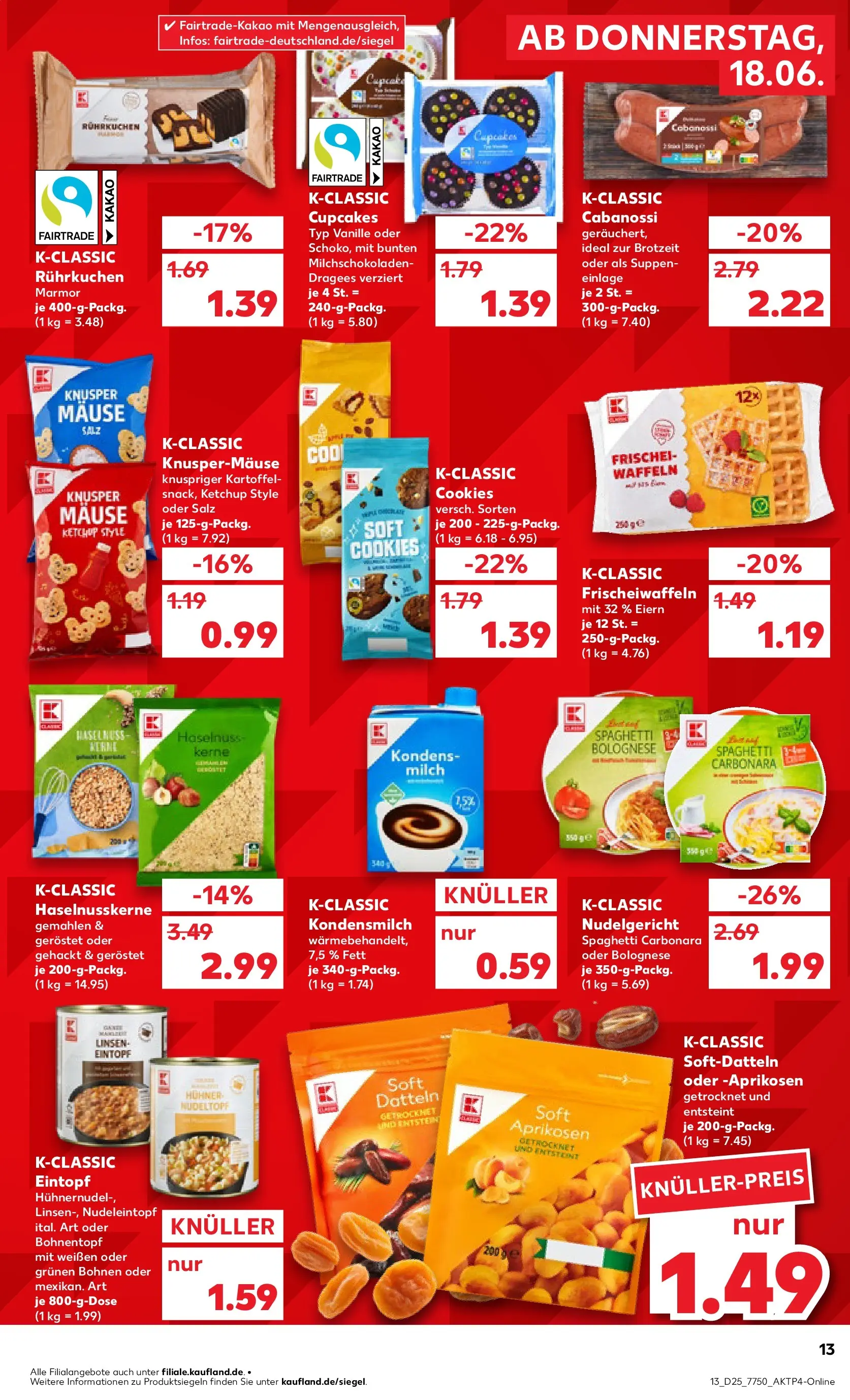 Prospekt Kaufland ab 14.06.2026 ยป Angebote und Werbung Online | Seite: 22 | Produkte: Milch, Salz, Pasta, Ketchup Prospekt Kaufland ab 14.06.2026 ยป Angebote Online zum Blรคttern | Seite: 22 | Produkte: Milch, Salz, Pasta, Ketchup