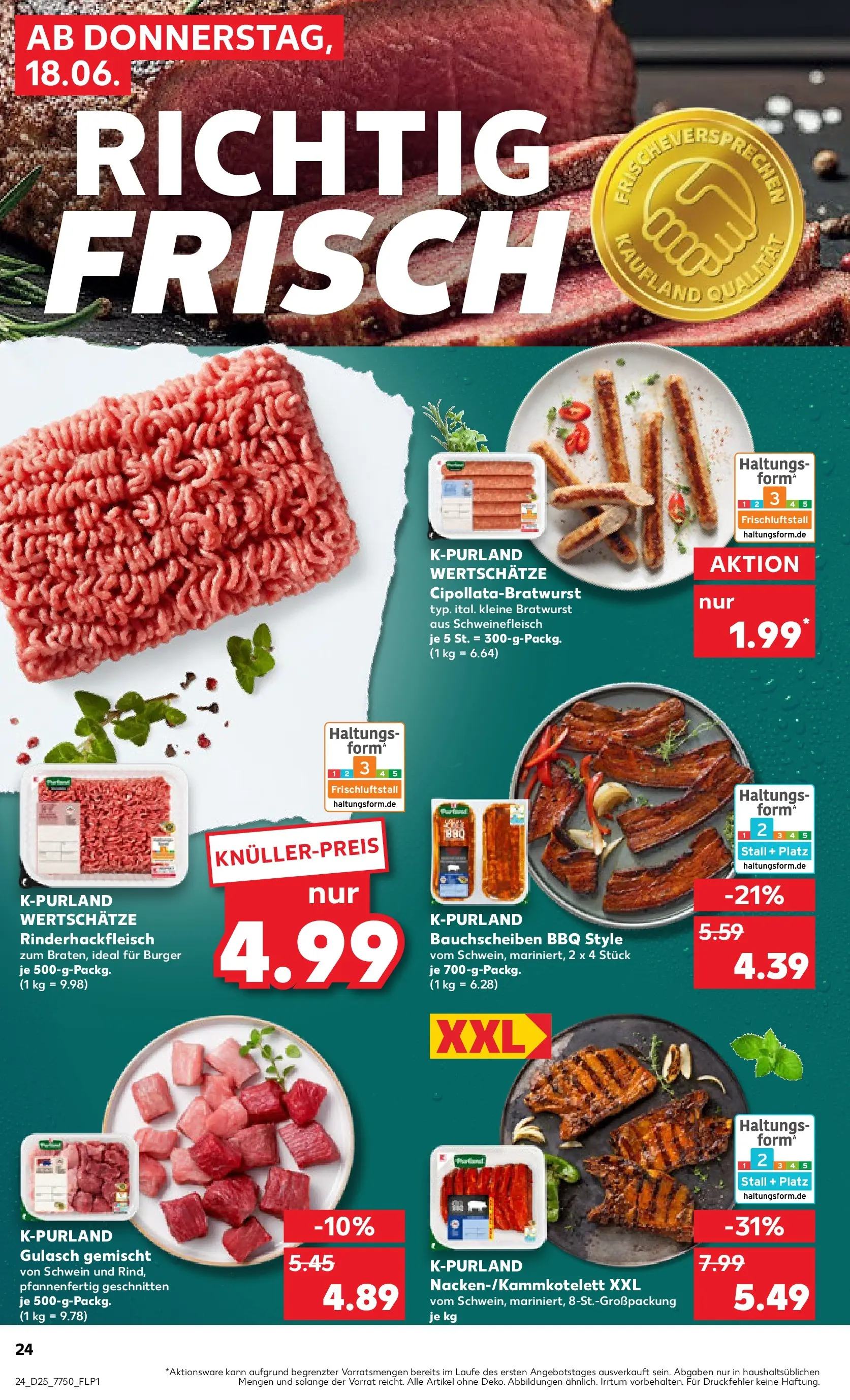 Prospekt Kaufland ab 14.06.2026 ยป Angebote und Werbung Online | Seite: 33 | Produkte: Bratwurst, Burger, Schweinefleisch, Steak Prospekt Kaufland ab 14.06.2026 ยป Angebote Online zum Blรคttern | Seite: 33 | Produkte: Bratwurst, Burger, Schweinefleisch, Steak
