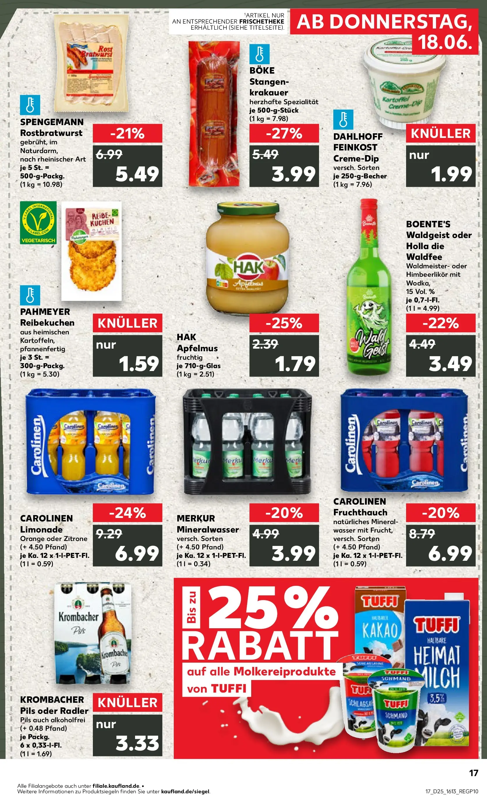 Prospekt Kaufland ab 14.06.2026 » Angebote Online zum Blättern | Seite: 26 | Produkte: Milch, Limonade, Radler, Krombacher