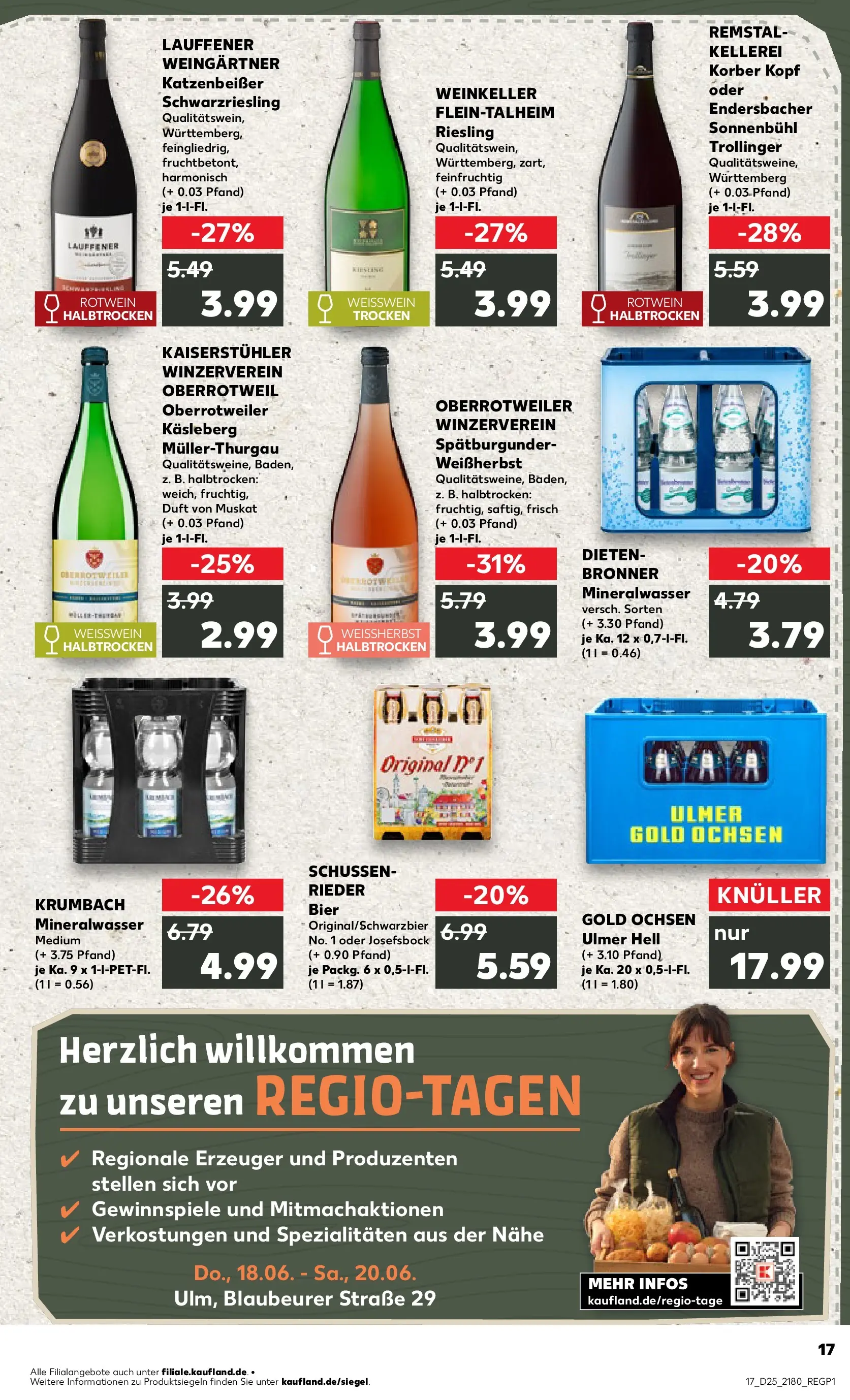 Prospekt Kaufland ab 14.06.2026 » Angebote Online zum Blättern | Seite: 22 | Produkte: Bier, Weißwein, Rotwein, Merlot