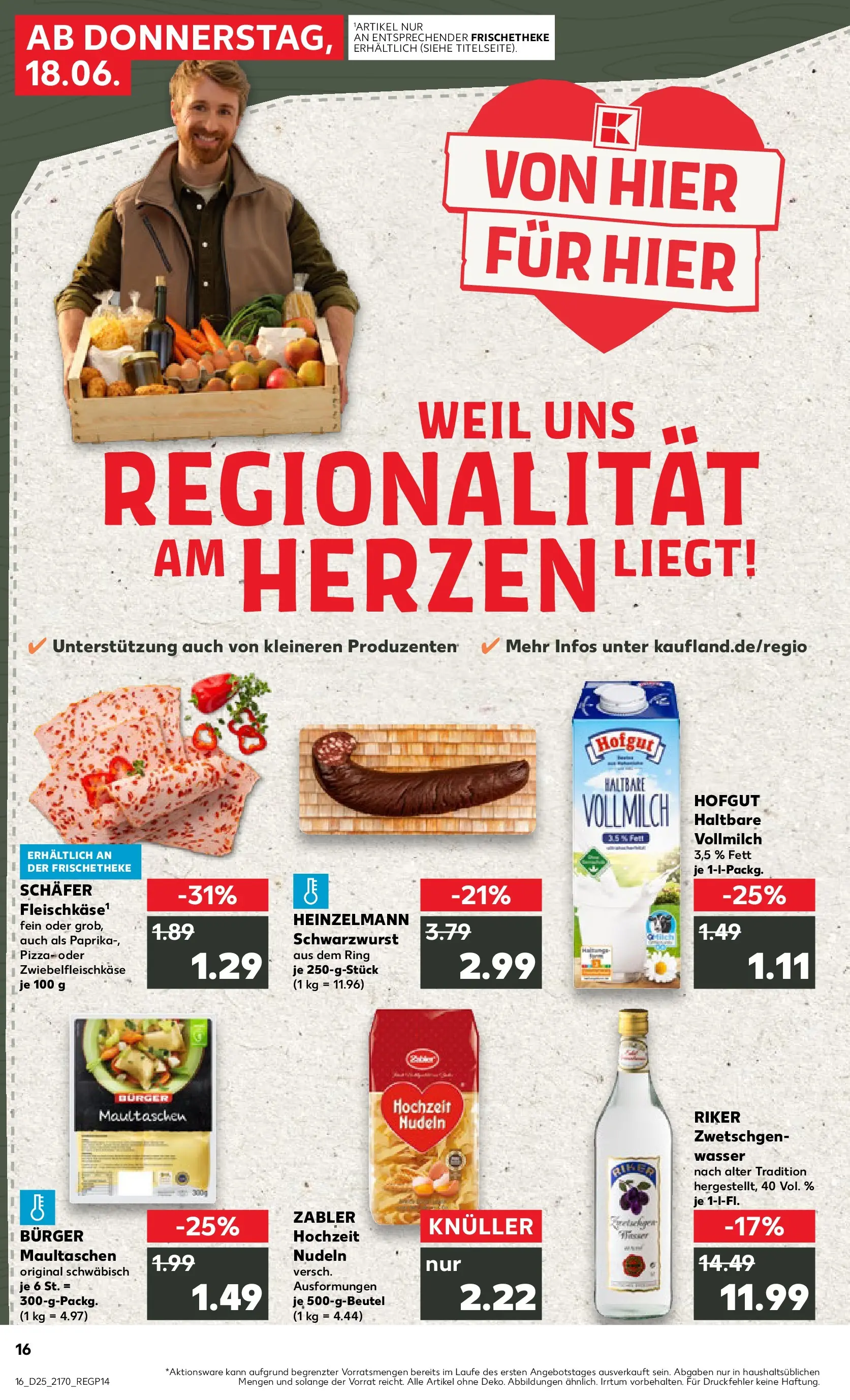 Prospekt Kaufland ab 18.06.2026 » Angebote Online zum Blättern | Seite: 1
