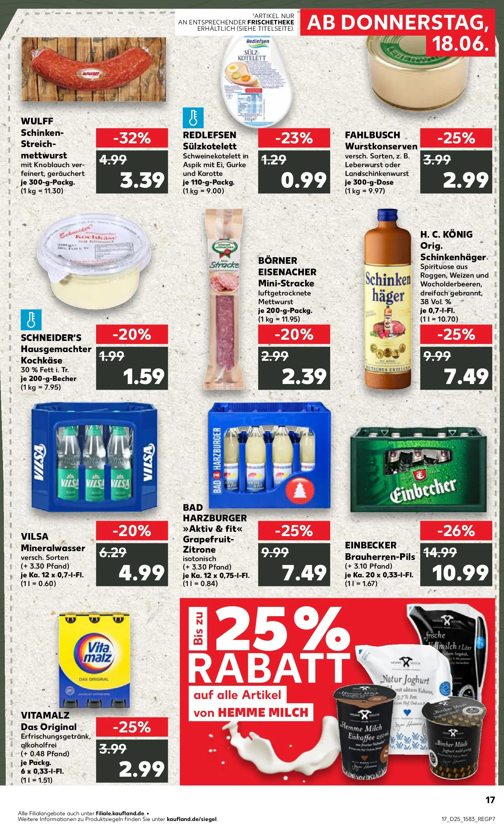 Prospekt Kaufland ab 18.06.2026 » Angebote Online zum Blättern | Seite: 17