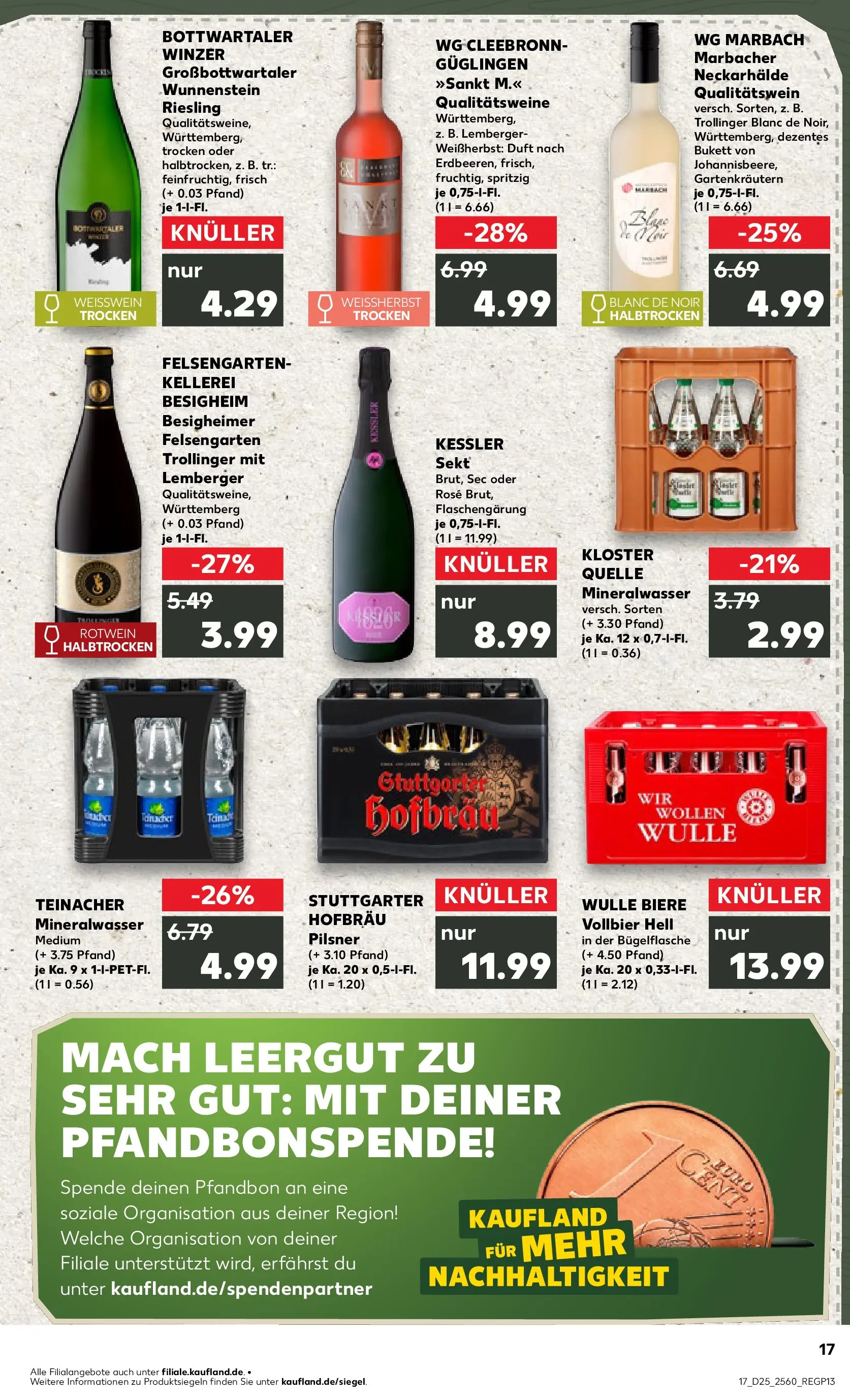 Prospekt Kaufland ab 14.06.2026 ยป Angebote und Werbung Online | Seite: 26 | Produkte: Weiรwein, Rotwein, Duft, Mineralwasser Prospekt Kaufland ab 14.06.2026 ยป Angebote Online zum Blรคttern | Seite: 26 | Produkte: Weiรwein, Rotwein, Duft, Mineralwasser