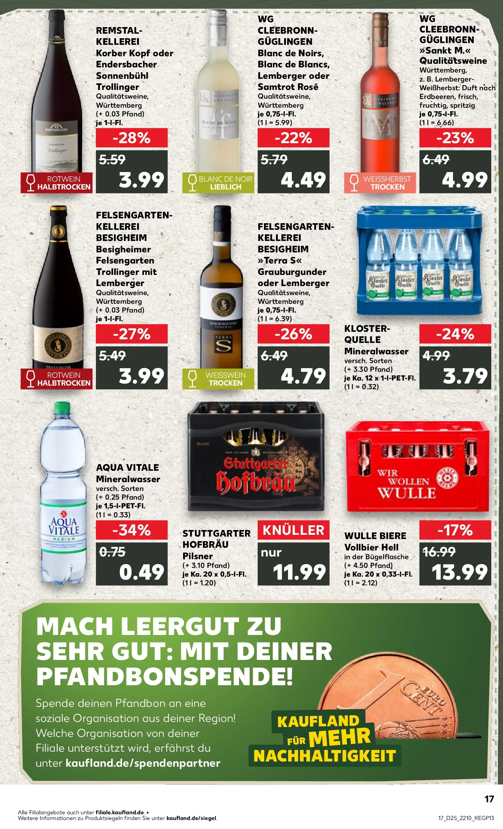 Prospekt Kaufland ab 14.06.2026 ยป Angebote und Werbung Online | Seite: 26 | Produkte: Weiรwein, Rotwein, Duft, Mineralwasser Prospekt Kaufland ab 14.06.2026 ยป Angebote Online zum Blรคttern | Seite: 26 | Produkte: Weiรwein, Rotwein, Duft, Mineralwasser