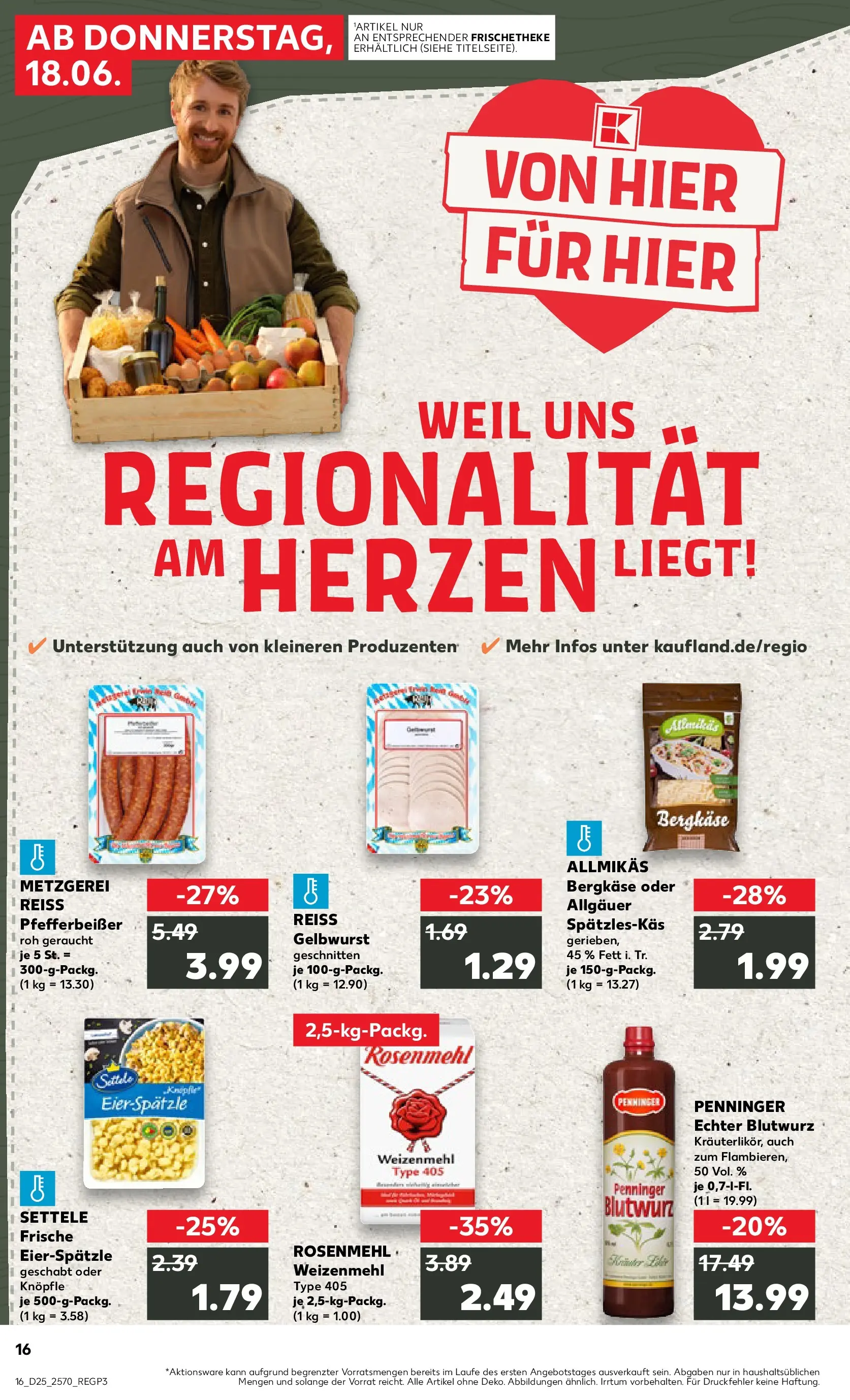 Prospekt Kaufland ab 14.06.2026 ยป Angebote und Werbung Online | Seite: 25 | Produkte: Weizenmehl Prospekt Kaufland ab 14.06.2026 ยป Angebote Online zum Blรคttern | Seite: 25 | Produkte: Weizenmehl