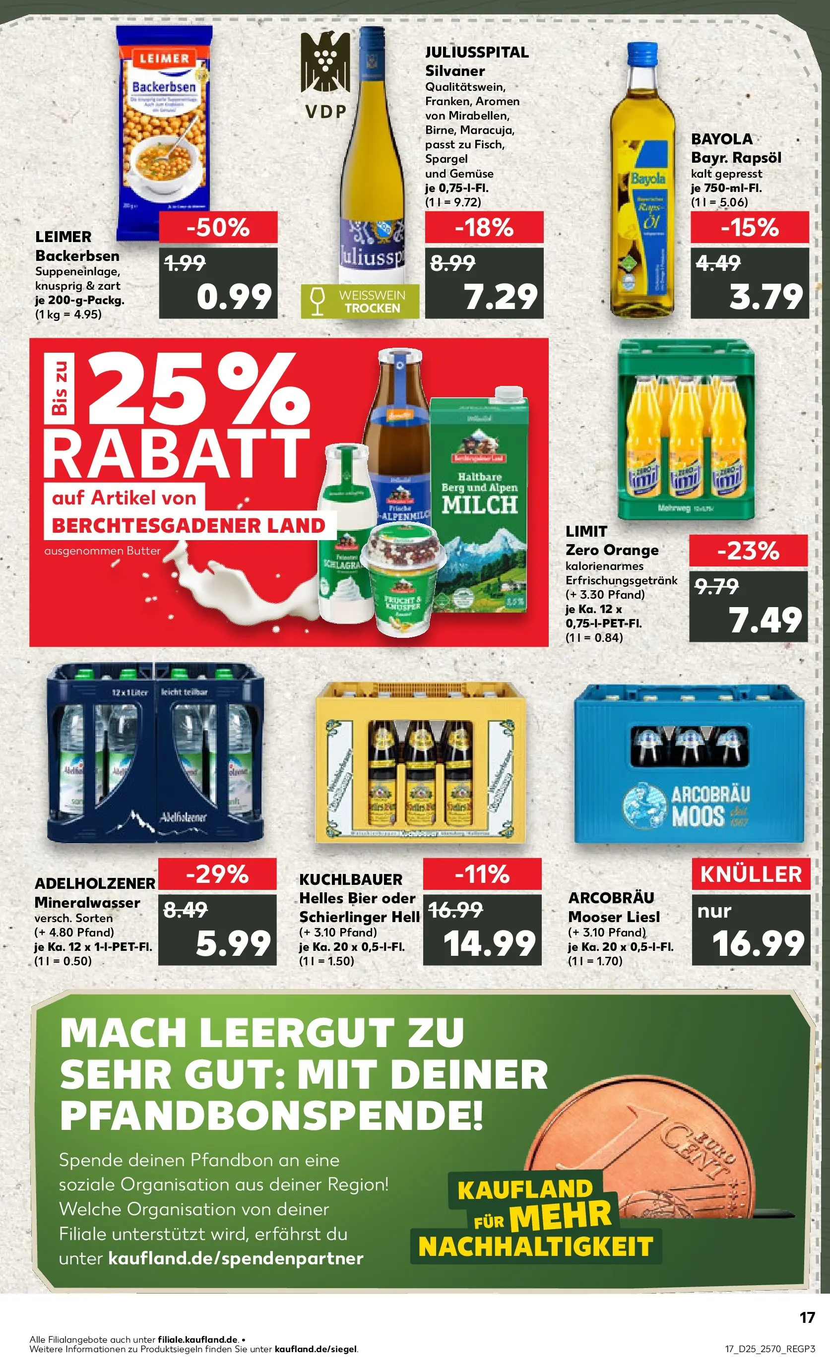 Prospekt Kaufland ab 14.06.2026 ยป Angebote und Werbung Online | Seite: 26 | Produkte: Milch, Bier, Weiรwein, Adelholzener Prospekt Kaufland ab 14.06.2026 ยป Angebote Online zum Blรคttern | Seite: 26 | Produkte: Milch, Bier, Weiรwein, Adelholzener