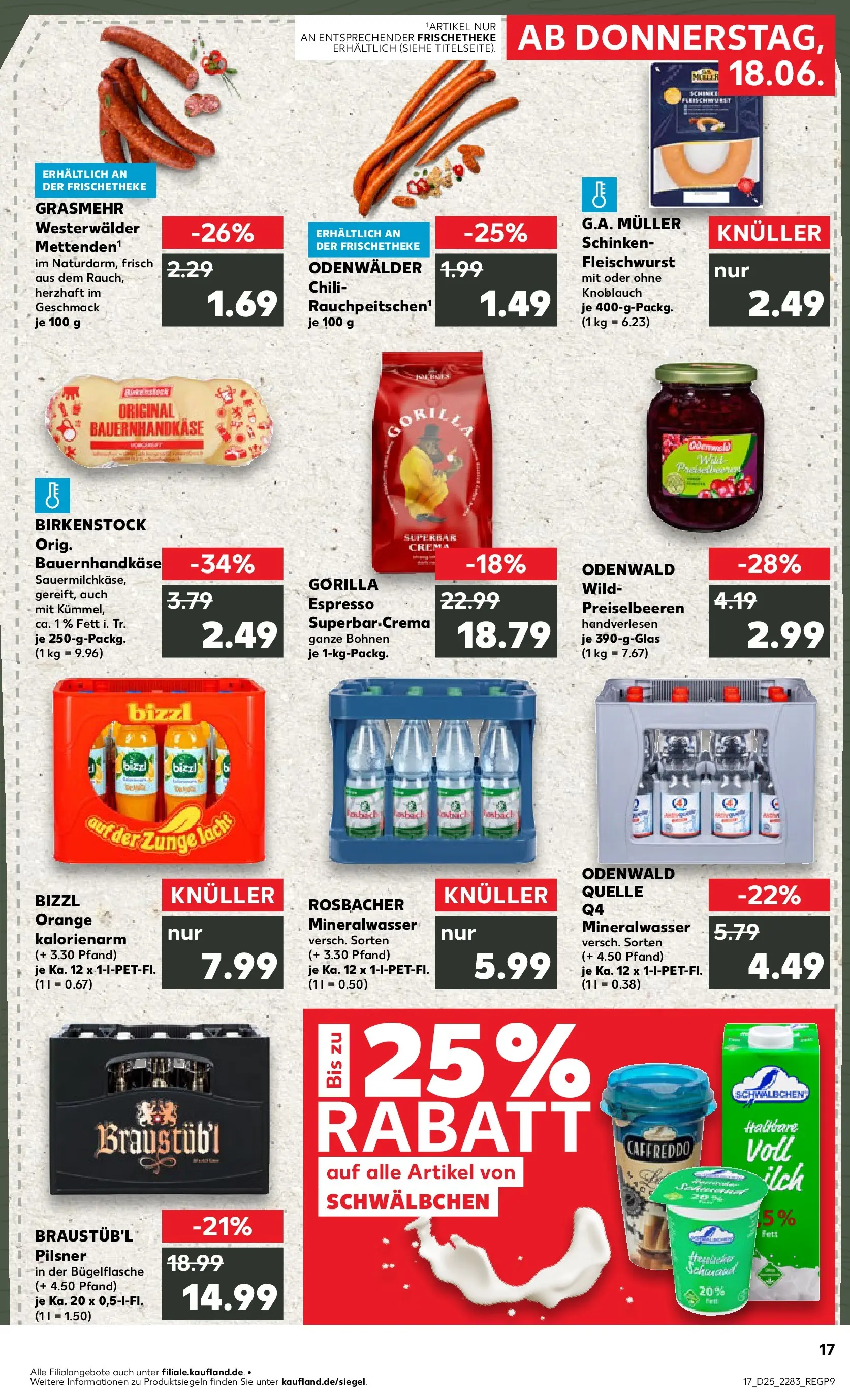Prospekt Kaufland ab 14.06.2026 ยป Angebote und Werbung Online | Seite: 26 | Produkte: Mineralwasser, Knoblauch, Chili, Schinken Prospekt Kaufland ab 14.06.2026 ยป Angebote Online zum Blรคttern | Seite: 26 | Produkte: Mineralwasser, Knoblauch, Chili, Schinken