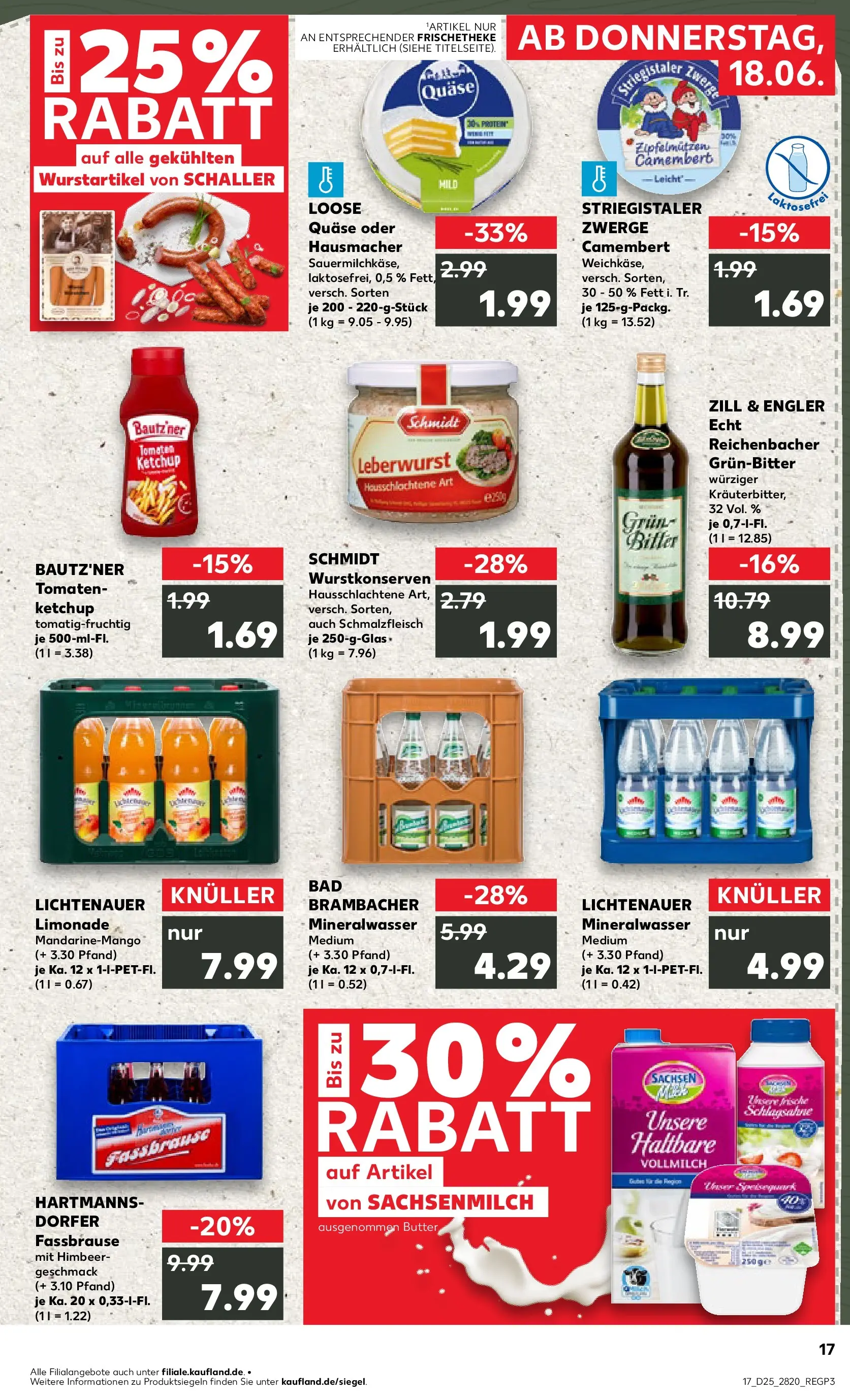 Prospekt Kaufland ab 14.06.2026 » Angebote Online zum Blättern | Seite: 26 | Produkte: Bad, Limonade, Fassbrause, Ketchup