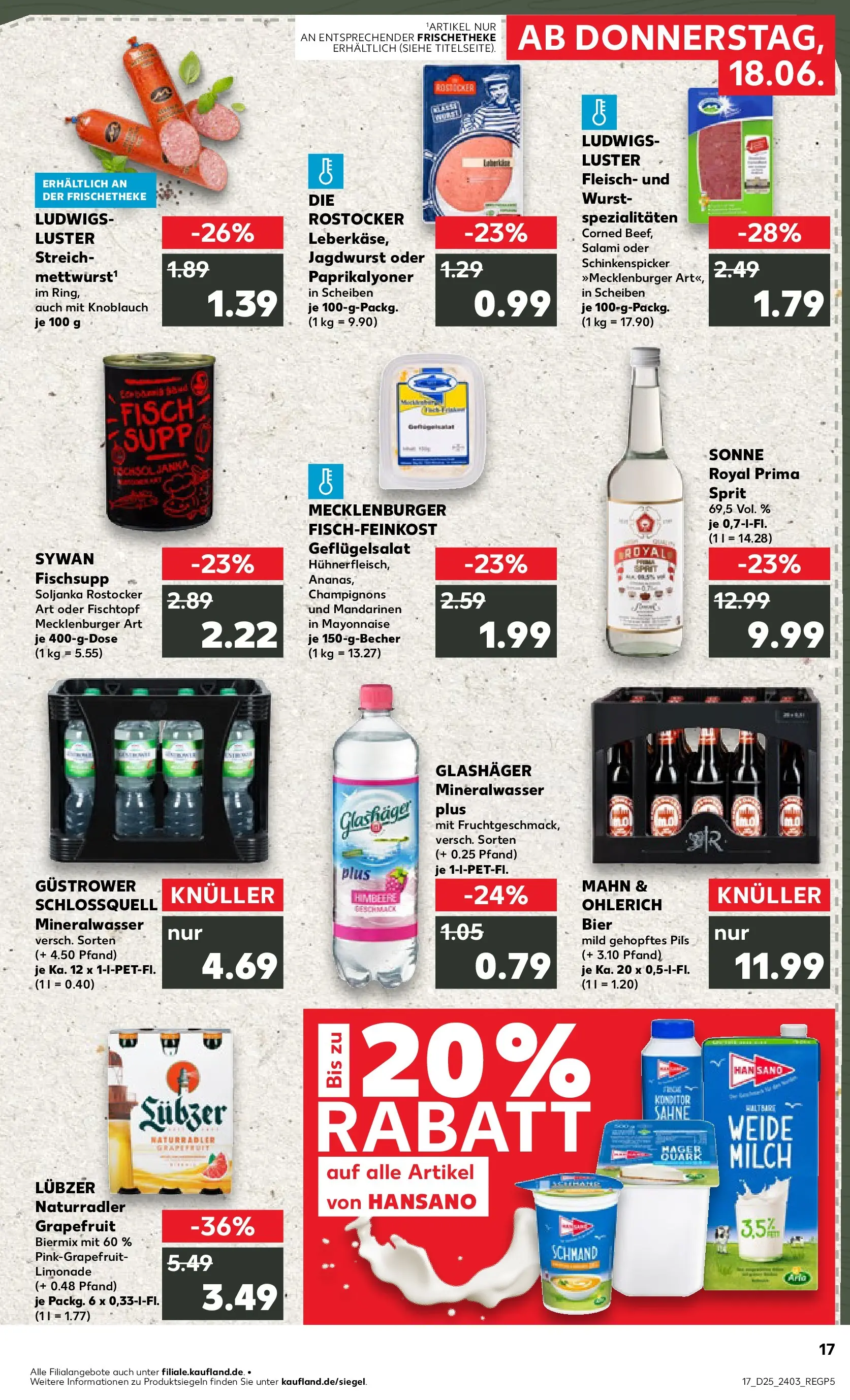 Prospekt Kaufland ab 14.06.2026 ยป Angebote und Werbung Online | Seite: 26 | Produkte: Milch, Wurst, Himbeere, Hรผhnerfleisch Prospekt Kaufland ab 14.06.2026 ยป Angebote Online zum Blรคttern | Seite: 26 | Produkte: Milch, Wurst, Himbeere, Hรผhnerfleisch