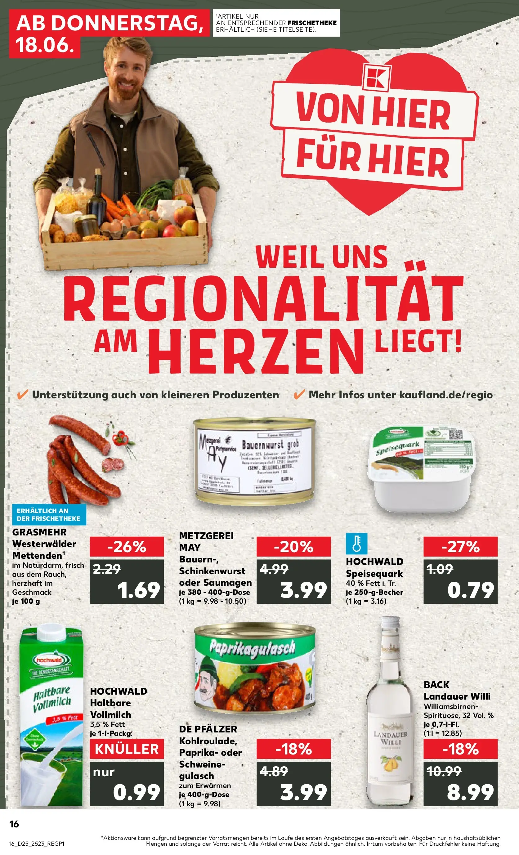 Prospekt Kaufland ab 18.06.2026 » Angebote Online zum Blättern | Seite: 1