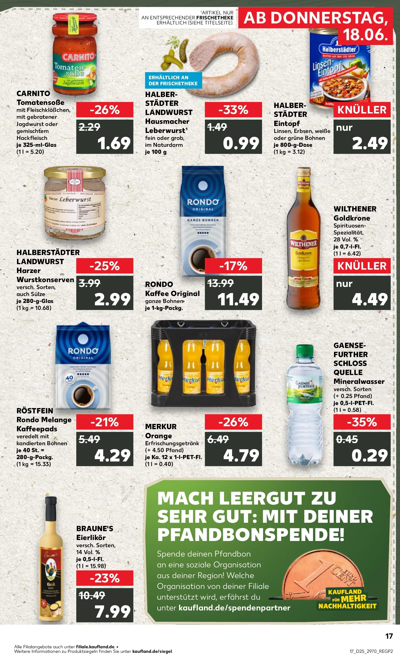 Prospekt Kaufland ab 18.06.2026 » Angebote Online zum Blättern | Seite: 2