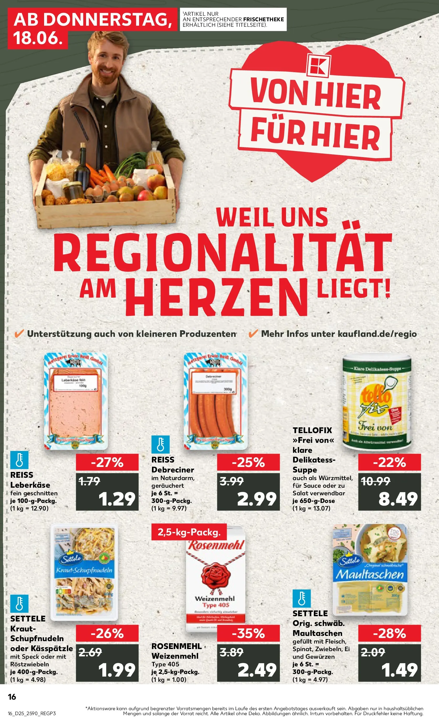 Prospekt Kaufland ab 18.06.2026 » Angebote Online zum Blättern | Seite: 1