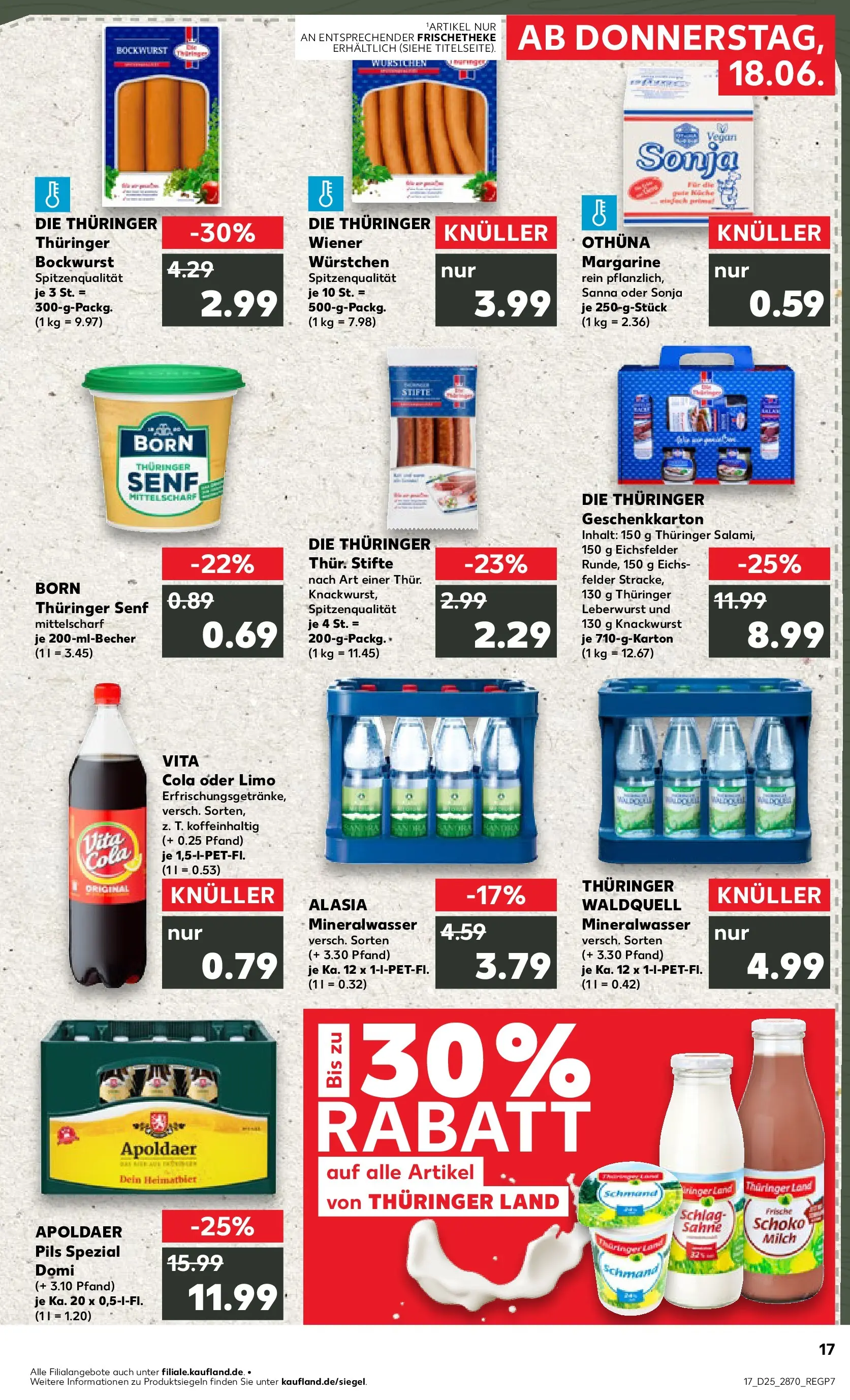 Prospekt Kaufland ab 14.06.2026 ยป Angebote und Werbung Online | Seite: 26 | Produkte: Bockwurst, Cola, Pils, Sahne Prospekt Kaufland ab 14.06.2026 ยป Angebote Online zum Blรคttern | Seite: 26 | Produkte: Bockwurst, Cola, Pils, Sahne