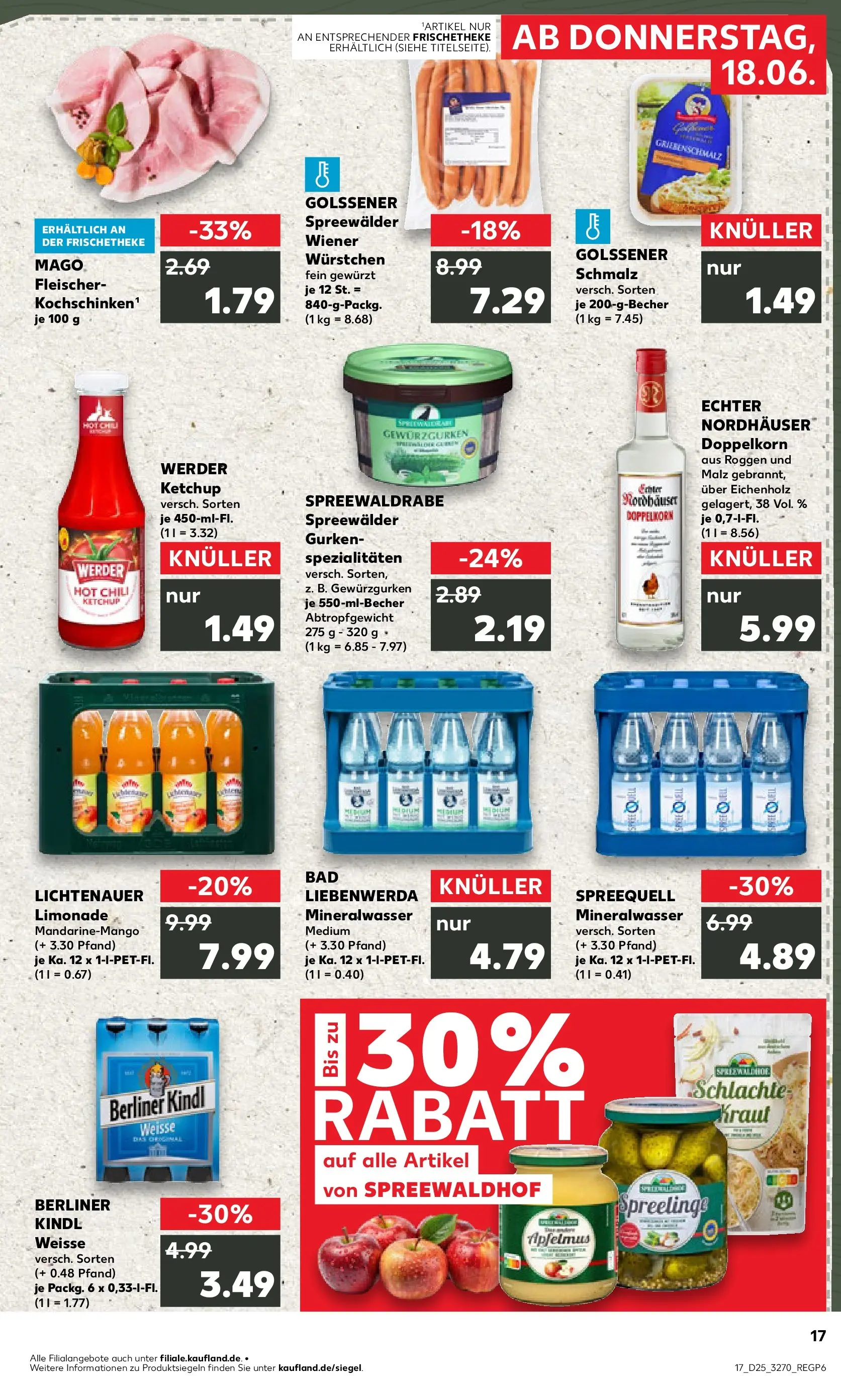 Prospekt Kaufland ab 18.06.2026 » Angebote Online zum Blättern | Seite: 17