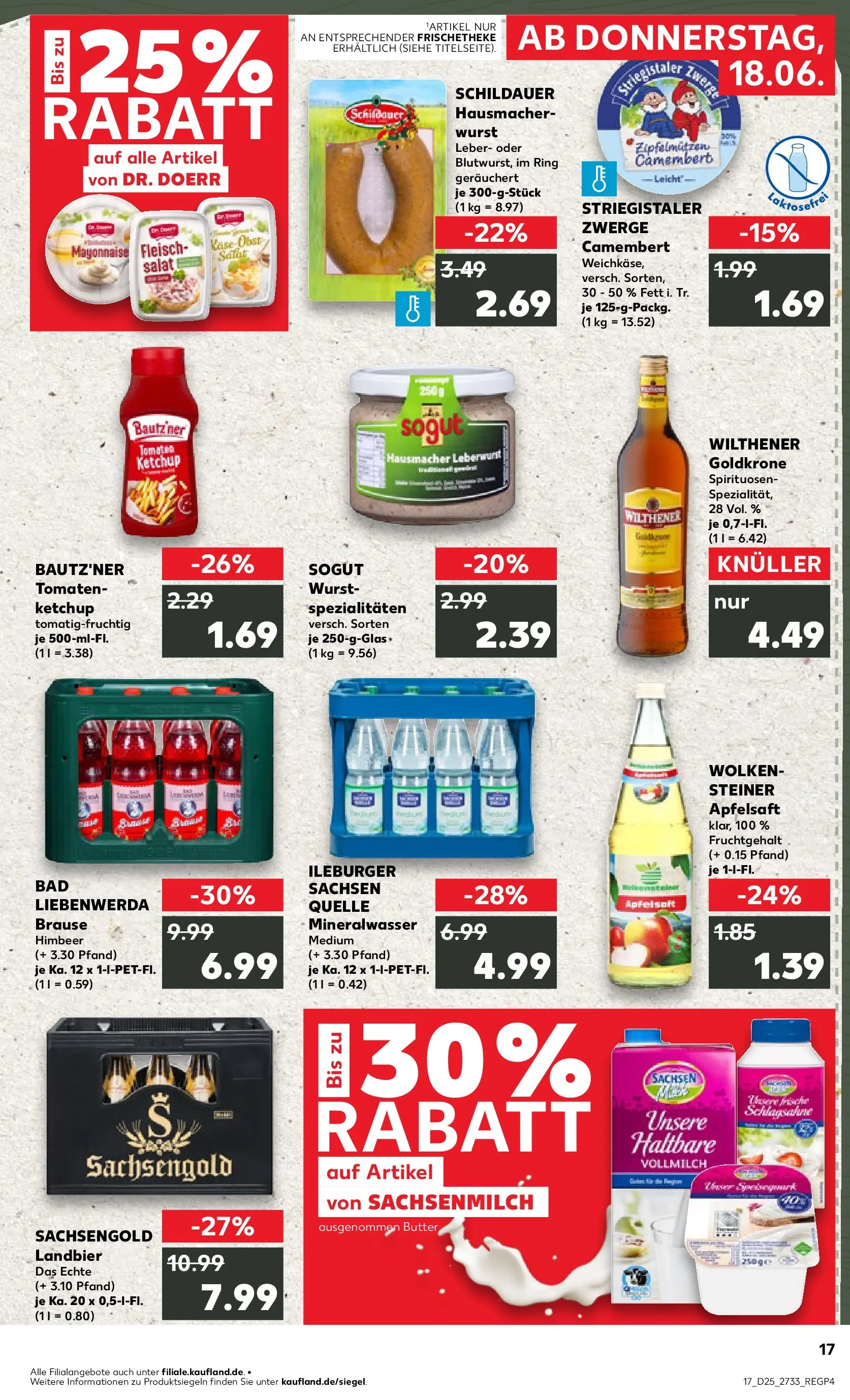 Prospekt Kaufland ab 18.06.2026 » Angebote Online zum Blättern | Seite: 17