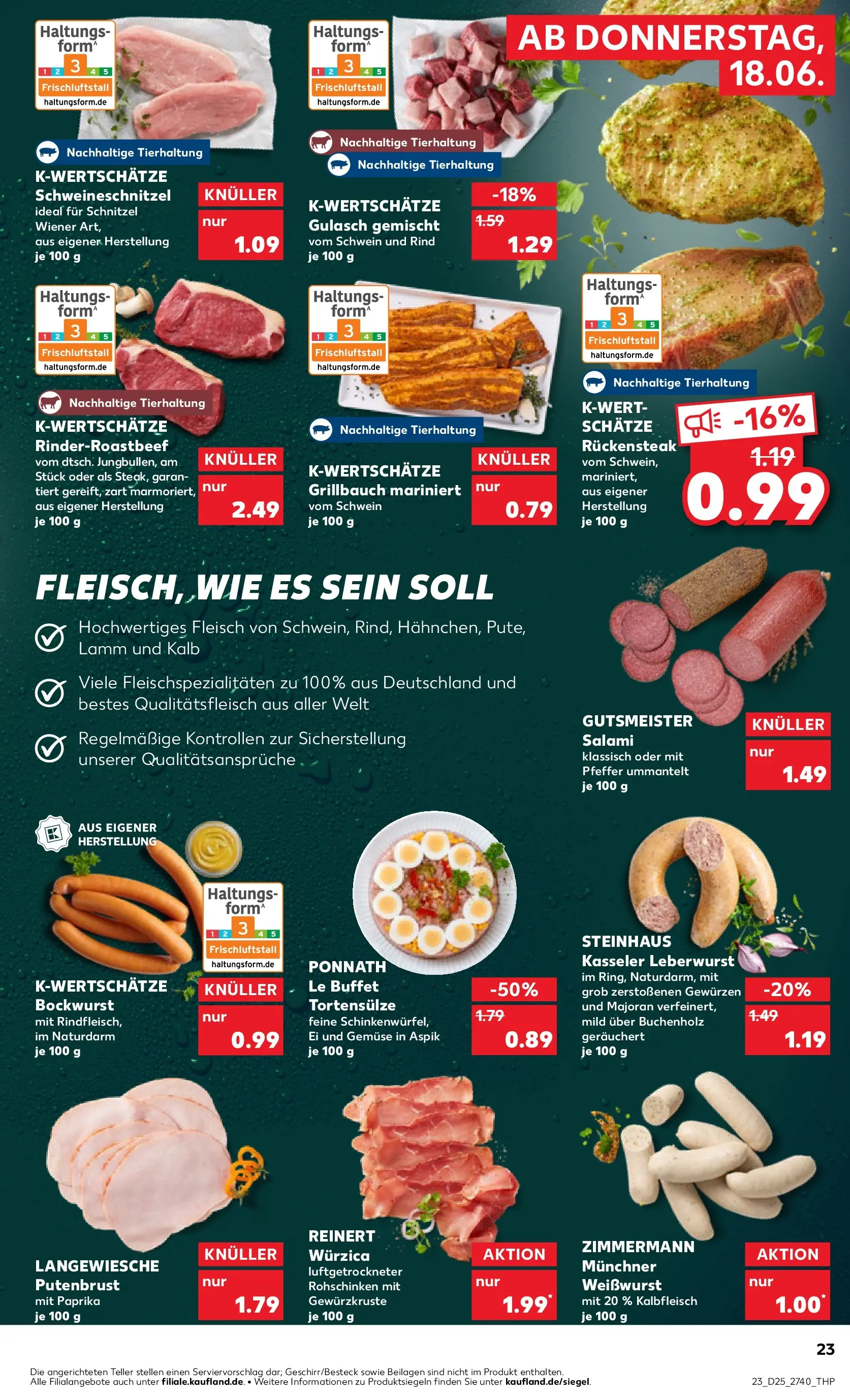 Prospekt Kaufland ab 18.06.2026 » Angebote Online zum Blättern | Seite: 23