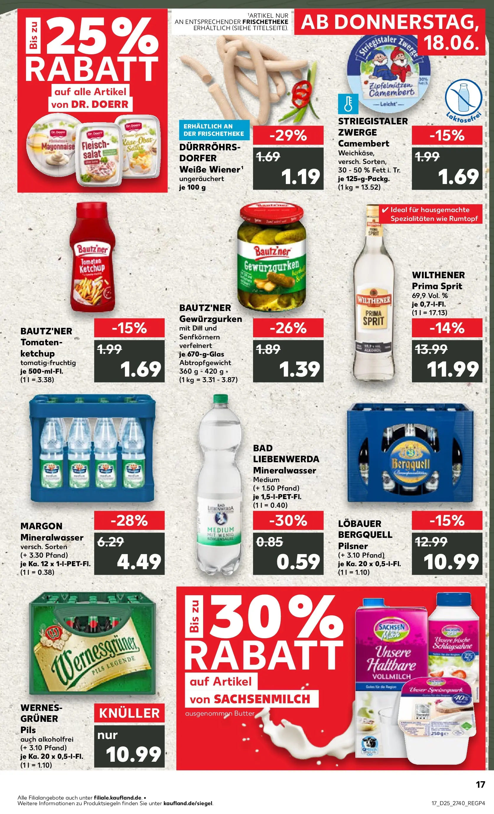 Prospekt Kaufland ab 18.06.2026 » Angebote Online zum Blättern | Seite: 17