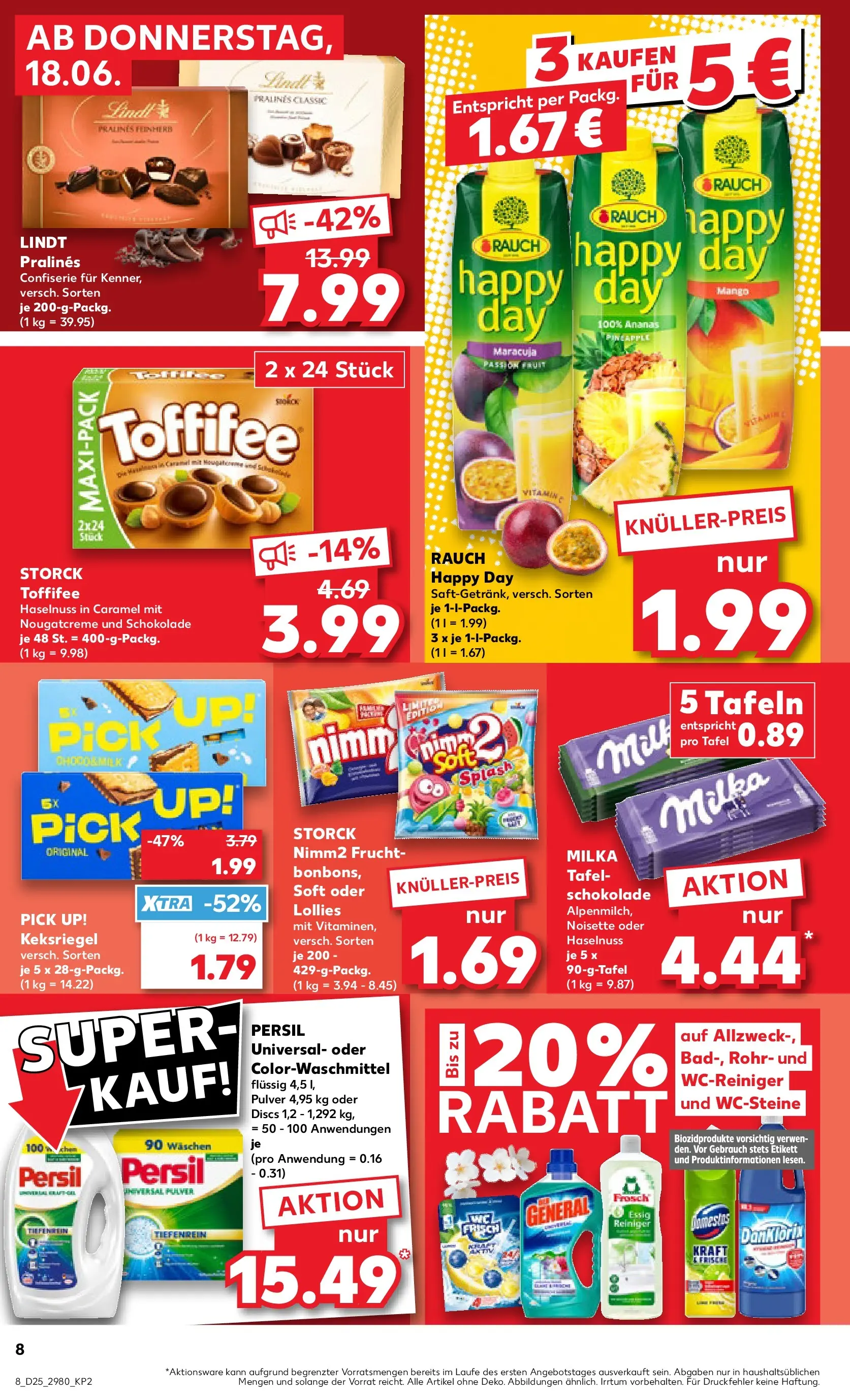 Prospekt Kaufland ab 14.06.2026 ยป Angebote und Werbung Online | Seite: 17 | Produkte: Schokolade, Milka, Mango, Lindt Prospekt Kaufland ab 14.06.2026 ยป Angebote Online zum Blรคttern | Seite: 17 | Produkte: Schokolade, Milka, Mango, Lindt