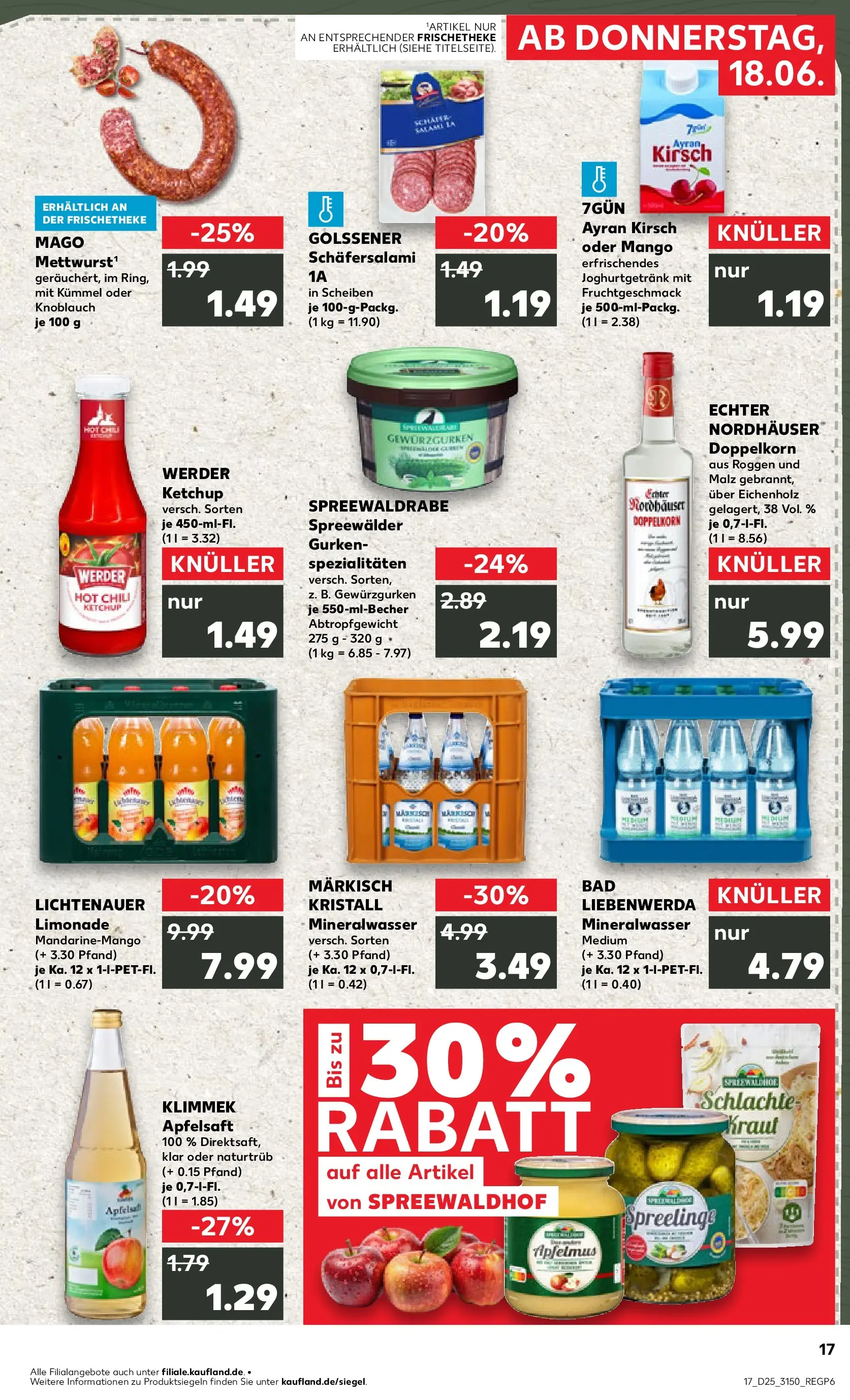 Prospekt Kaufland ab 15.06.2026 ยป Angebote und Werbung Online | Seite: 2 | Produkte: Apfelsaft, Mango, Ketchup, Gurken Prospekt Kaufland ab 15.06.2026 ยป Angebote Online zum Blรคttern | Seite: 2 | Produkte: Apfelsaft, Mango, Ketchup, Gurken
