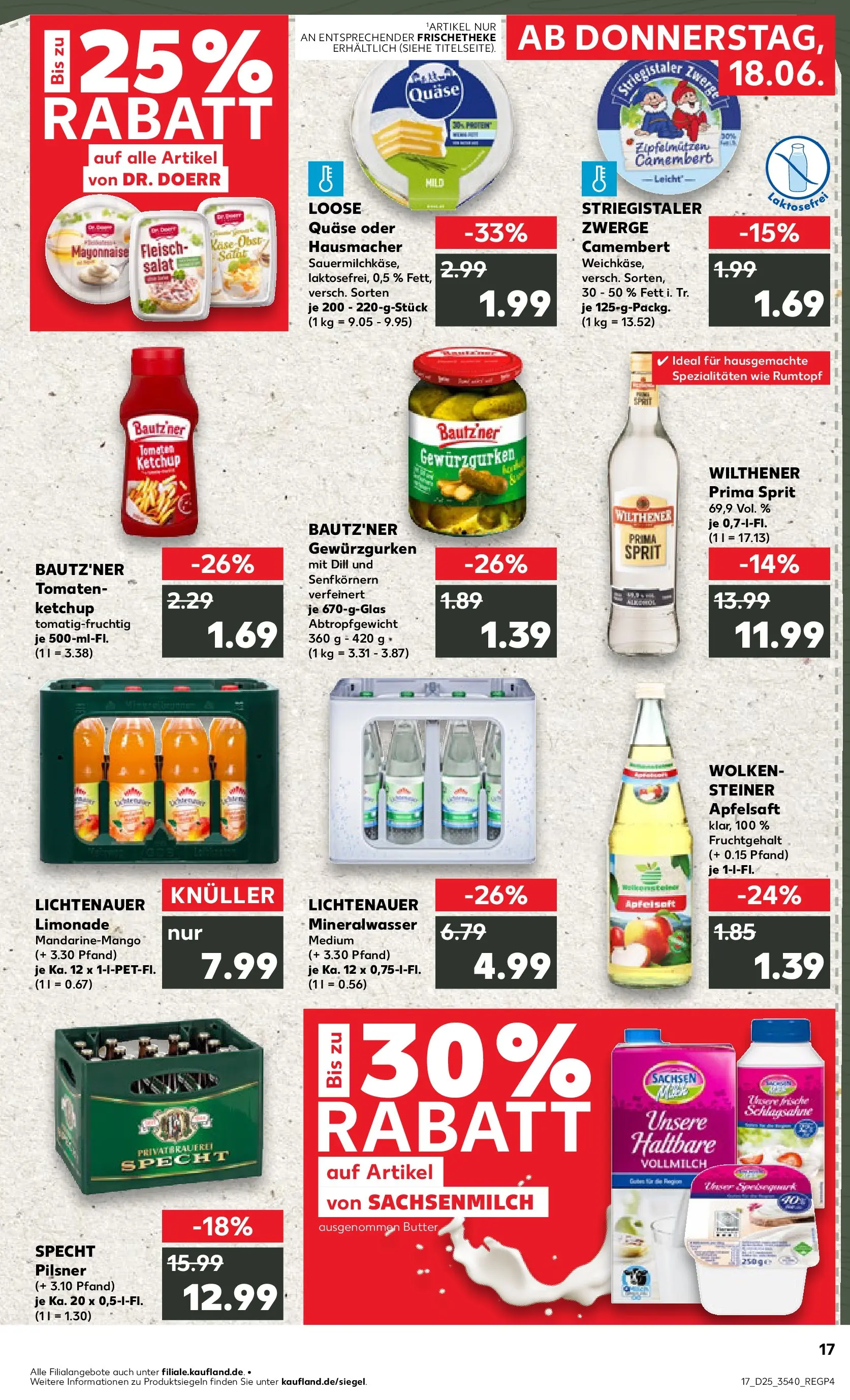 Prospekt Kaufland ab 14.06.2026 ยป Angebote und Werbung Online | Seite: 26 | Produkte: Butter, Apfelsaft, Mineralwasser, Mayonnaise Prospekt Kaufland ab 14.06.2026 ยป Angebote Online zum Blรคttern | Seite: 26 | Produkte: Butter, Apfelsaft, Mineralwasser, Mayonnaise