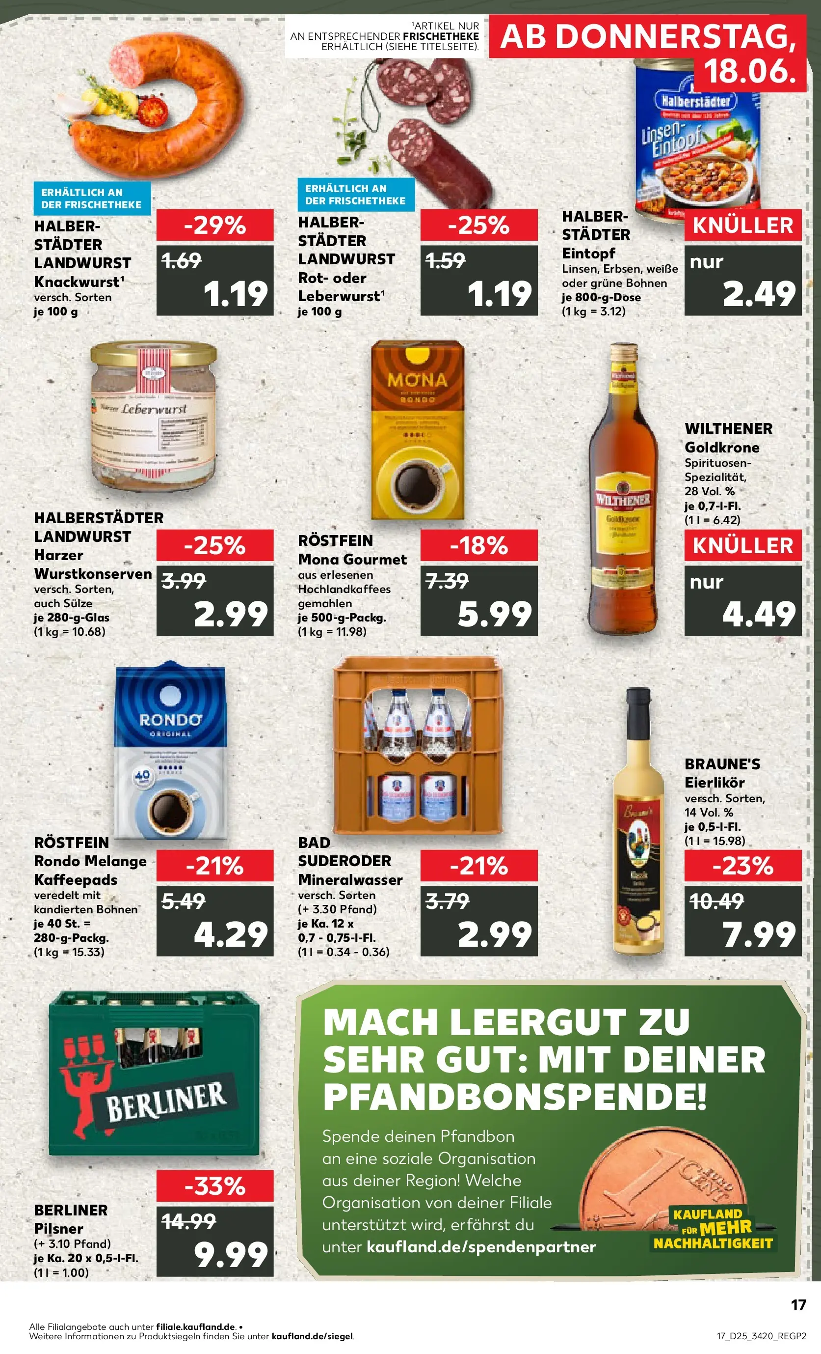Prospekt Kaufland ab 14.06.2026 ยป Angebote und Werbung Online | Seite: 26 | Produkte: Berliner, Kaffeepads, Bad, Berliner pilsner Prospekt Kaufland ab 14.06.2026 ยป Angebote Online zum Blรคttern | Seite: 26 | Produkte: Berliner, Kaffeepads, Bad, Berliner pilsner