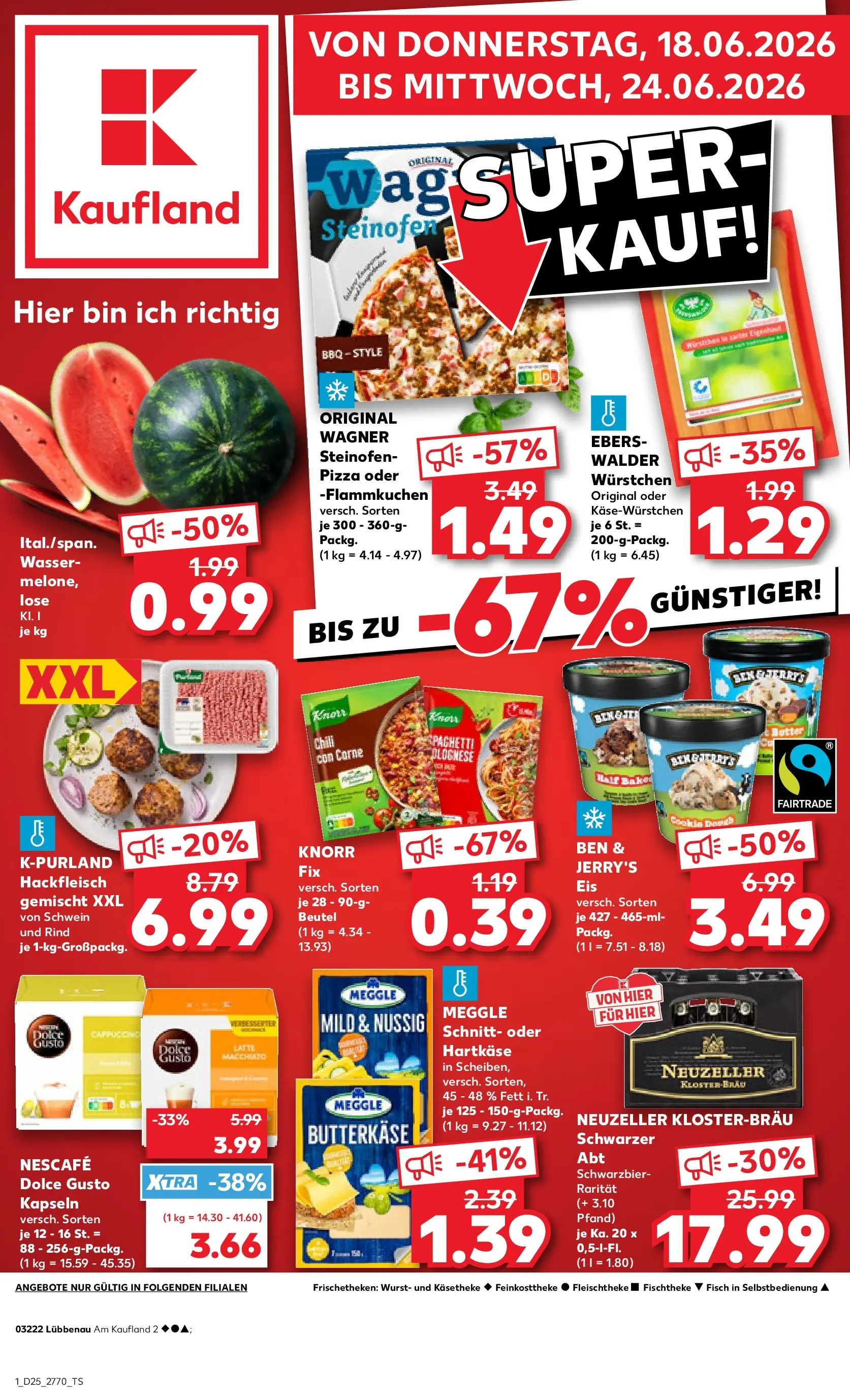 Prospekt Kaufland ab 14.06.2026 ยป Angebote und Werbung Online | Seite: 10 | Produkte: Ben & Jerry's, Chili, Eis, Hackfleisch Prospekt Kaufland ab 14.06.2026 ยป Angebote Online zum Blรคttern | Seite: 10 | Produkte: Ben & Jerry's, Chili, Eis, Hackfleisch