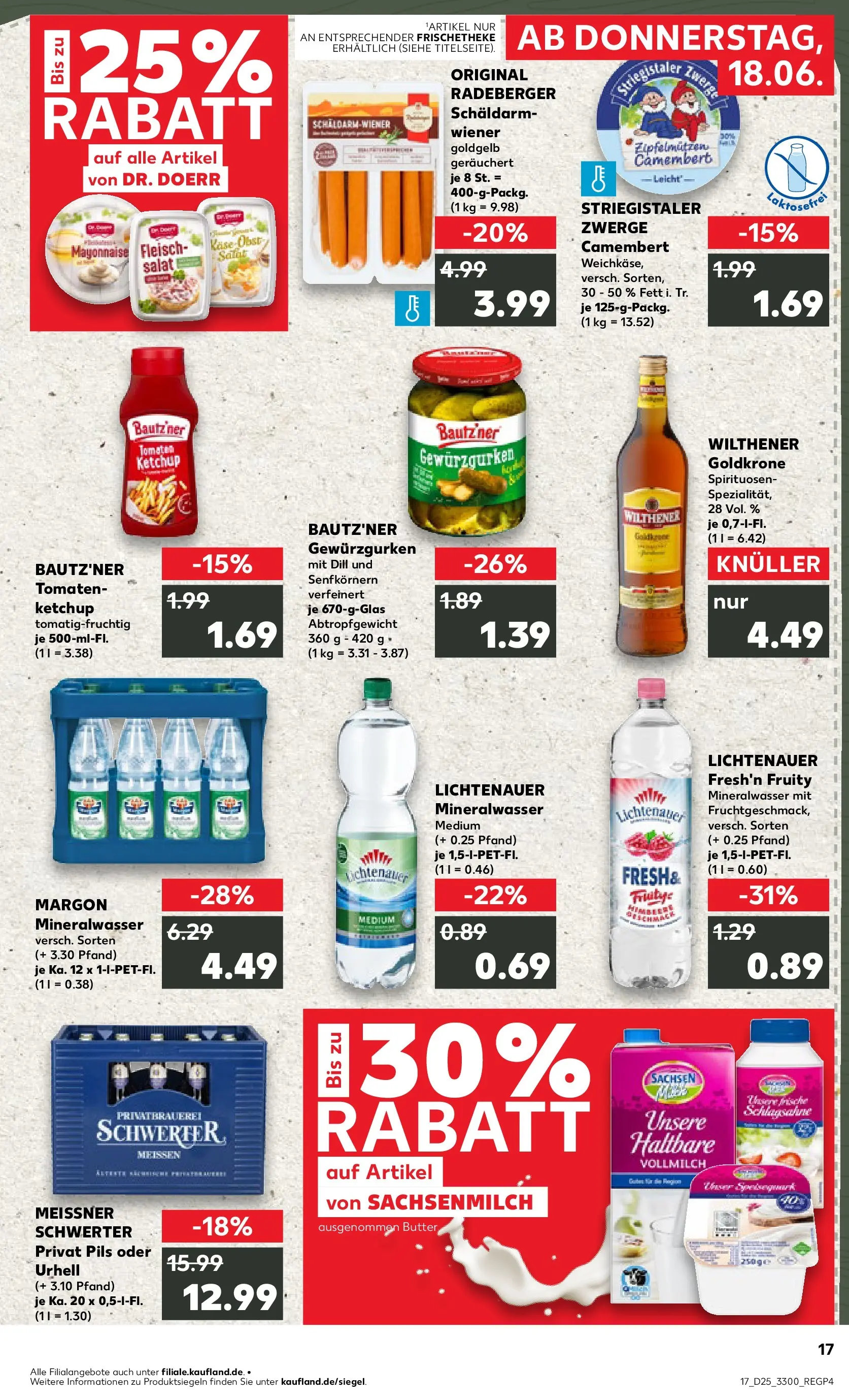 Prospekt Kaufland ab 14.06.2026 » Angebote Online zum Blättern | Seite: 26 | Produkte: Butter, Käse, Pils, Tomaten