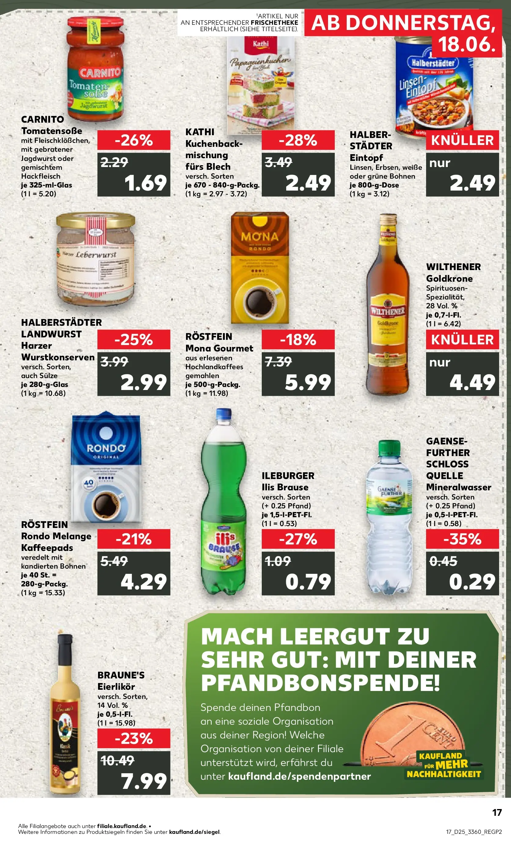 Prospekt Kaufland ab 18.06.2026 » Angebote Online zum Blättern | Seite: 2
