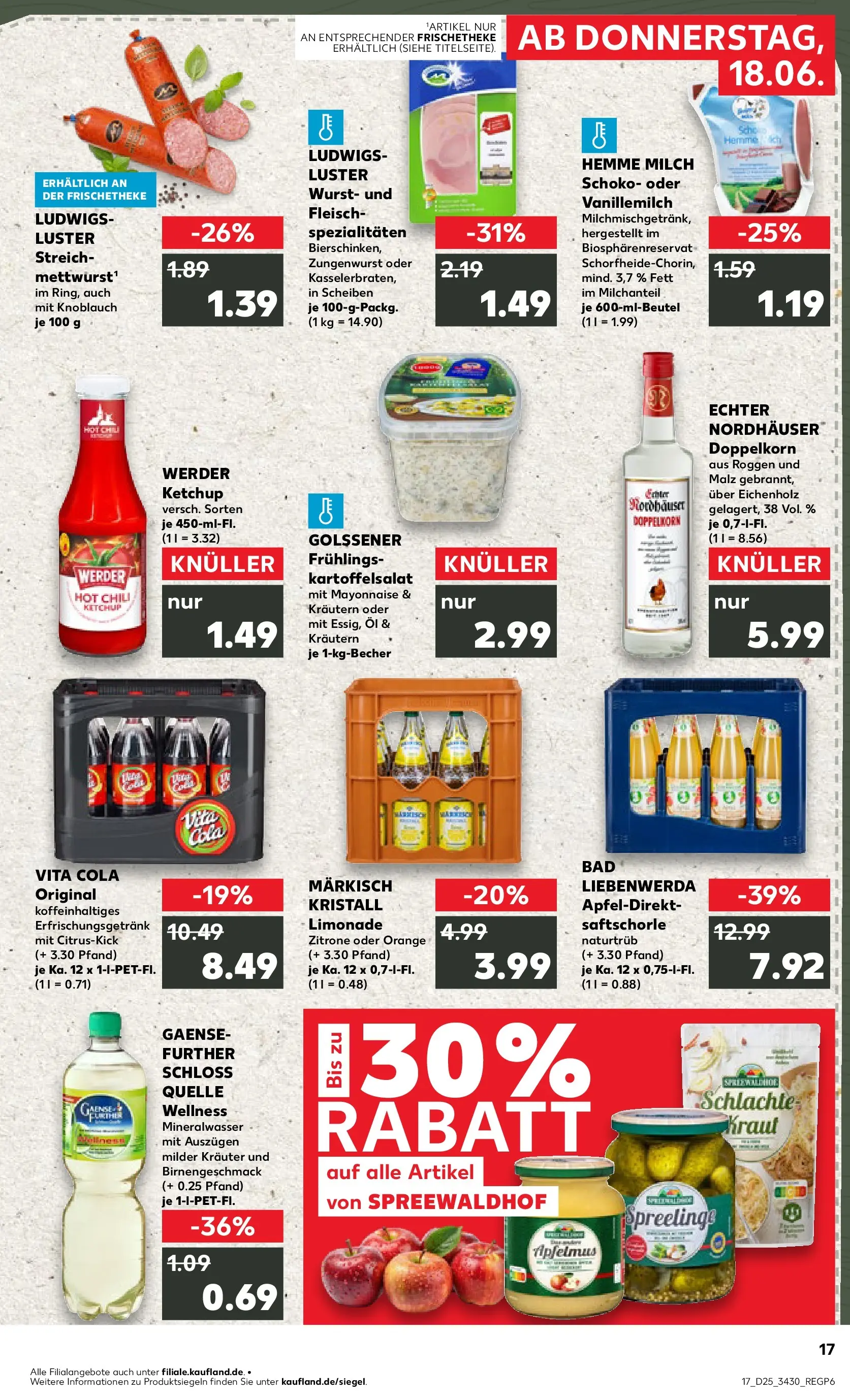 Prospekt Kaufland ab 18.06.2026 » Angebote Online zum Blättern | Seite: 17