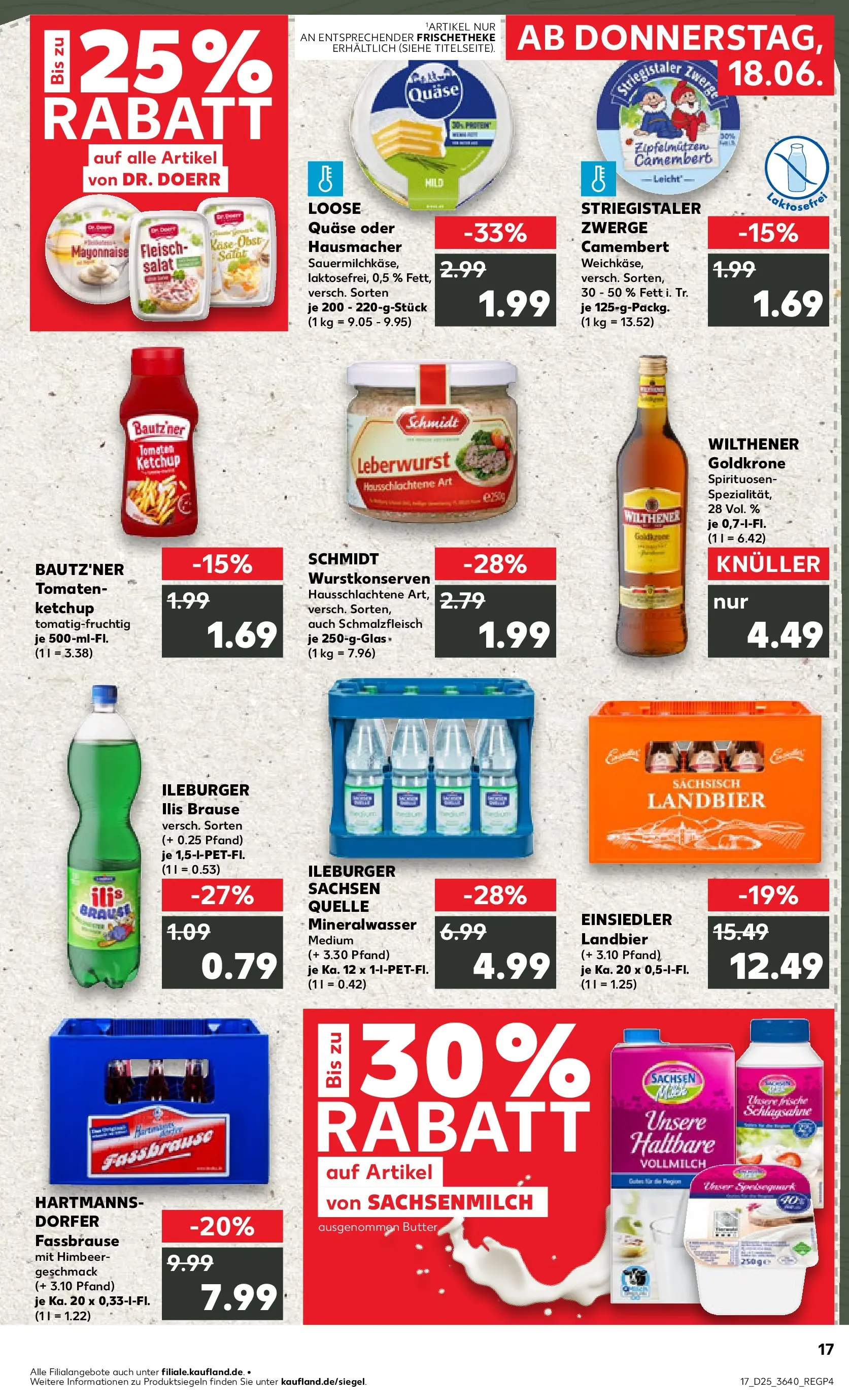Prospekt Kaufland ab 14.06.2026 ยป Angebote und Werbung Online | Seite: 26 | Produkte: Quark, Butter, Obst, Fassbrause Prospekt Kaufland ab 14.06.2026 ยป Angebote Online zum Blรคttern | Seite: 26 | Produkte: Quark, Butter, Obst, Fassbrause