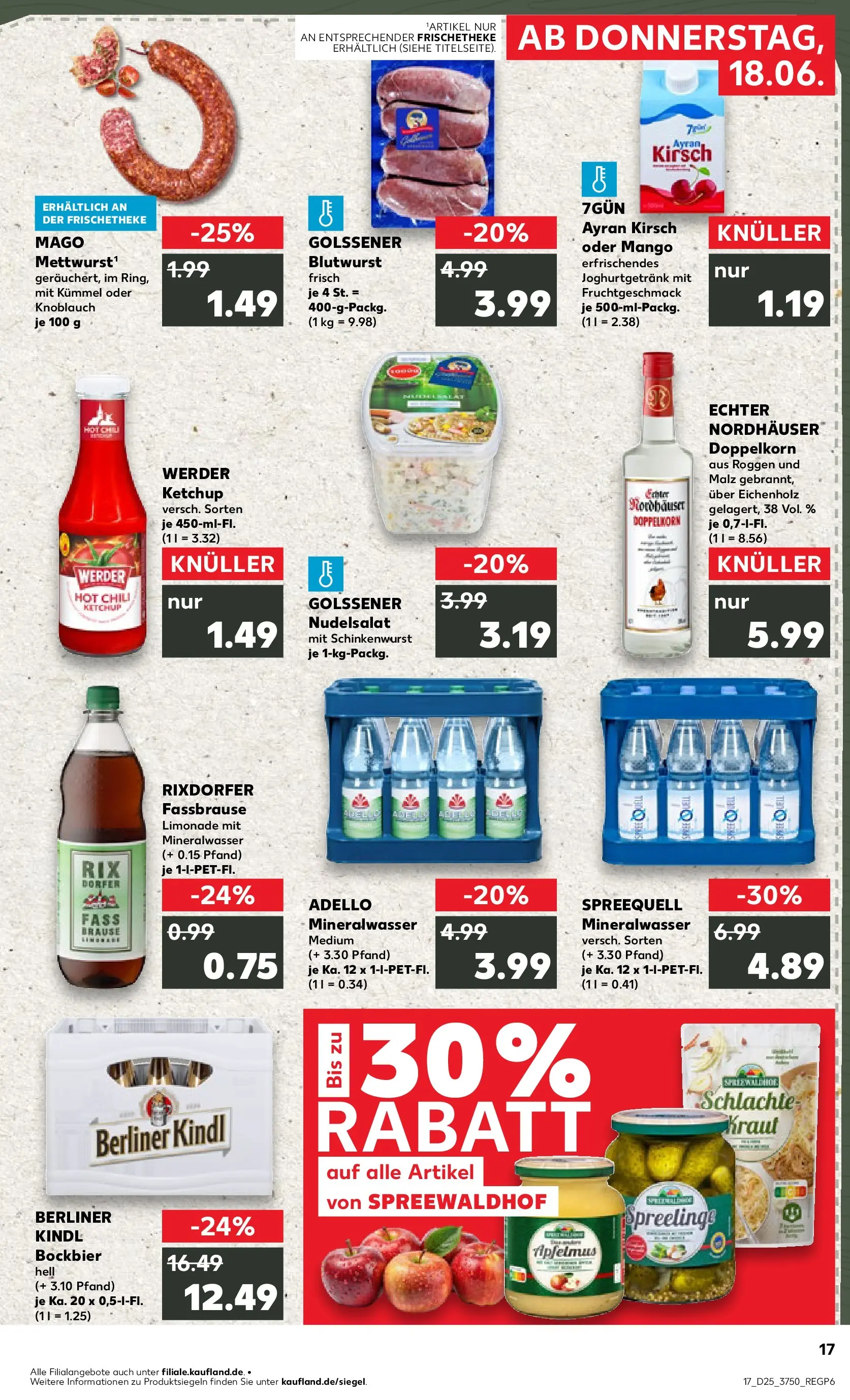 Prospekt Kaufland ab 14.06.2026 ยป Angebote und Werbung Online | Seite: 26 | Produkte: Berliner, Mango, Knoblauch, Fassbrause Prospekt Kaufland ab 14.06.2026 ยป Angebote Online zum Blรคttern | Seite: 26 | Produkte: Berliner, Mango, Knoblauch, Fassbrause