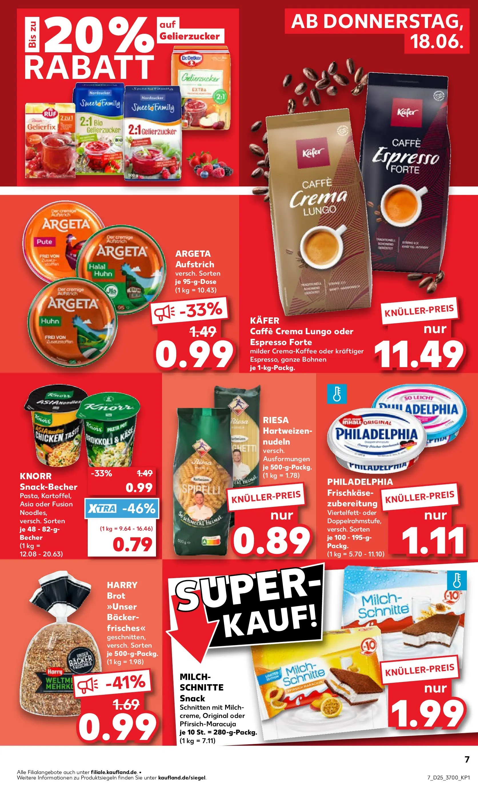 Prospekt Kaufland ab 14.06.2026 ยป Angebote und Werbung Online | Seite: 16 | Produkte: Pute, Milch, Knorr, Nudeln Prospekt Kaufland ab 14.06.2026 ยป Angebote Online zum Blรคttern | Seite: 16 | Produkte: Pute, Milch, Knorr, Nudeln