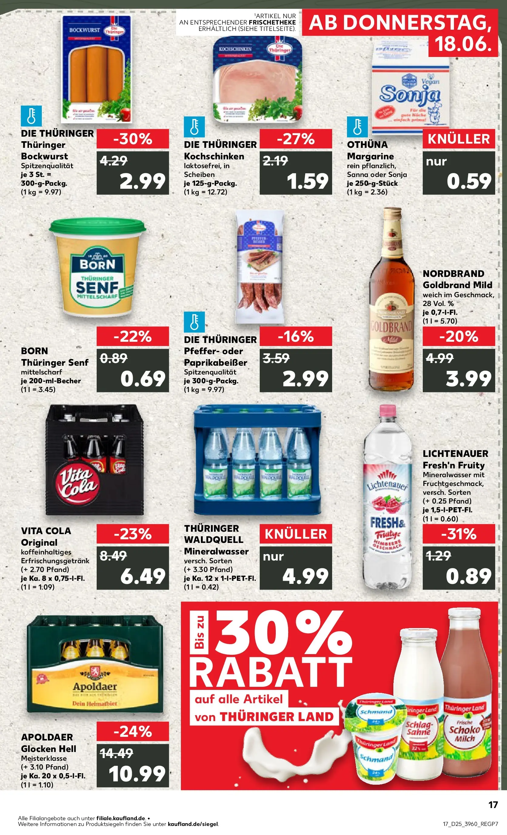 Prospekt Kaufland ab 14.06.2026 ยป Angebote und Werbung Online | Seite: 26 | Produkte: Margarine, Cola, Mineralwasser, Pfeffer Prospekt Kaufland ab 14.06.2026 ยป Angebote Online zum Blรคttern | Seite: 26 | Produkte: Margarine, Cola, Mineralwasser, Pfeffer