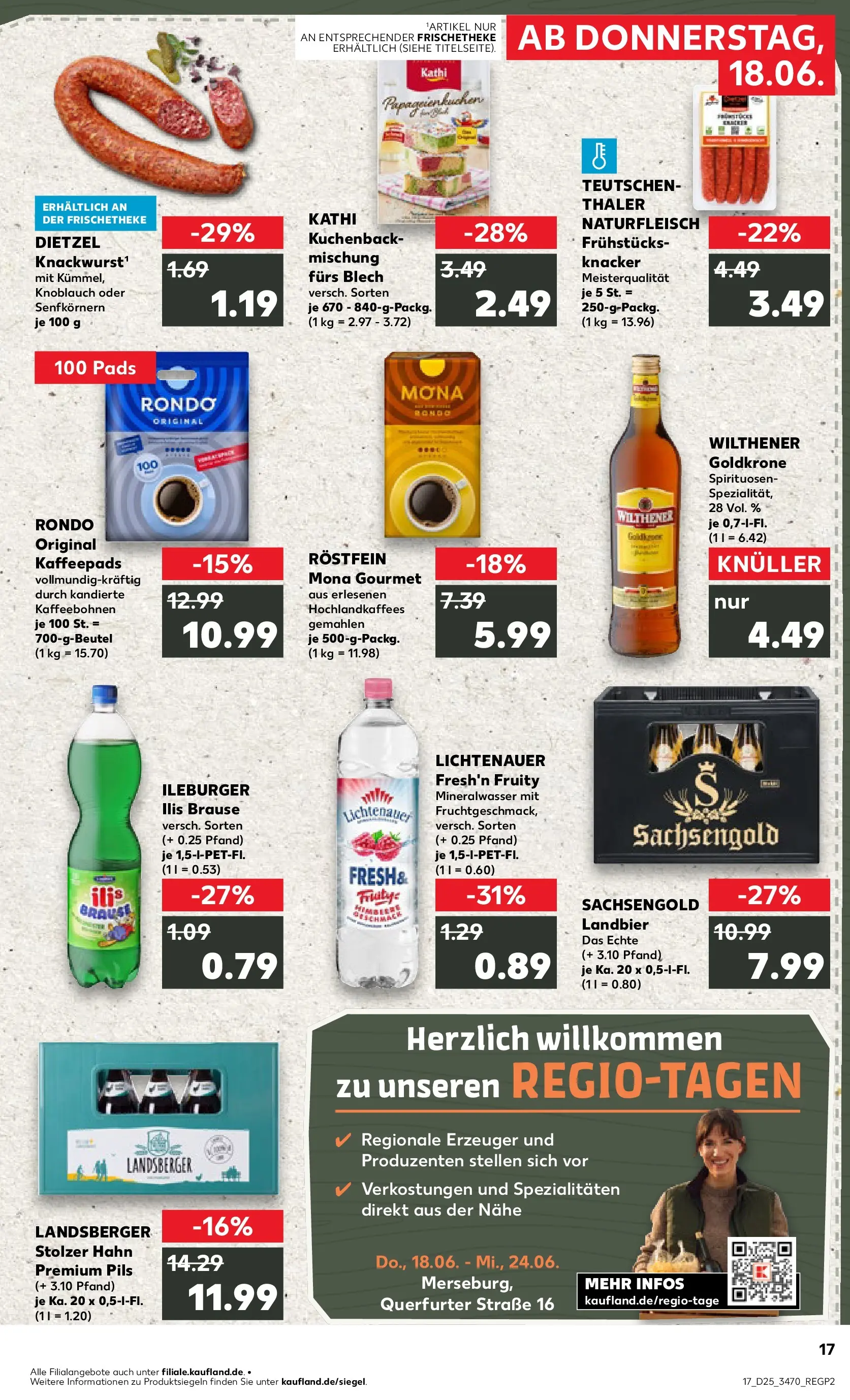 Prospekt Kaufland ab 18.06.2026 » Angebote Online zum Blättern | Seite: 17
