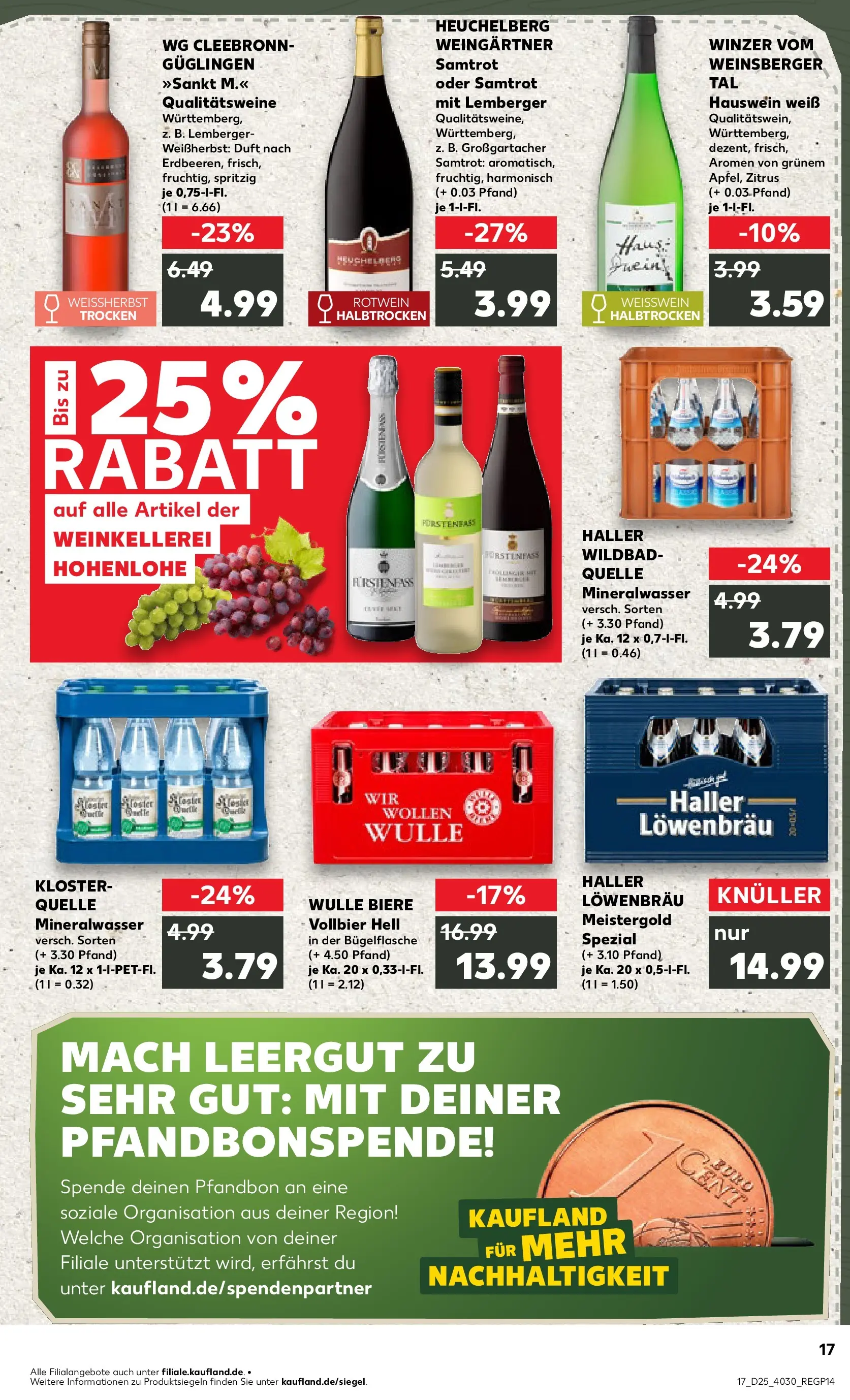 Prospekt Kaufland ab 14.06.2026 ยป Angebote und Werbung Online | Seite: 26 | Produkte: Weiรwein, Rotwein, Weiรwein halbtrocken, Duft Prospekt Kaufland ab 14.06.2026 ยป Angebote Online zum Blรคttern | Seite: 26 | Produkte: Weiรwein, Rotwein, Weiรwein halbtrocken, Duft