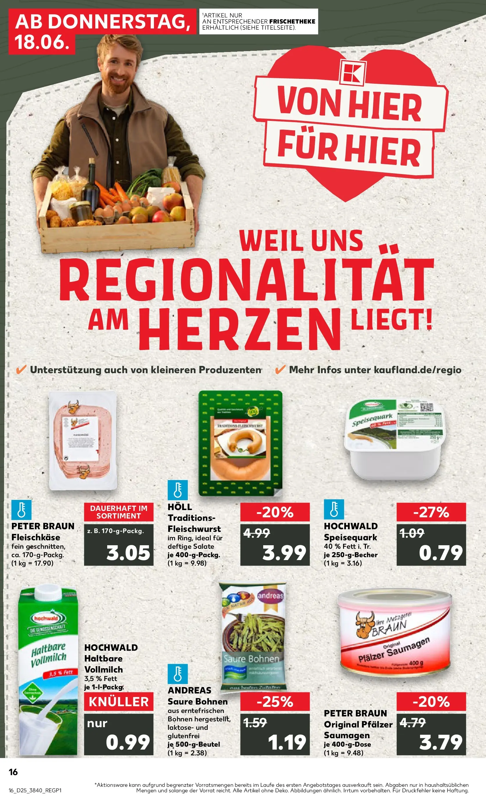 Prospekt Kaufland ab 14.06.2026 ยป Angebote und Werbung Online | Seite: 25 | Produkte: Quark, Speisequark Prospekt Kaufland ab 14.06.2026 ยป Angebote Online zum Blรคttern | Seite: 25 | Produkte: Quark, Speisequark