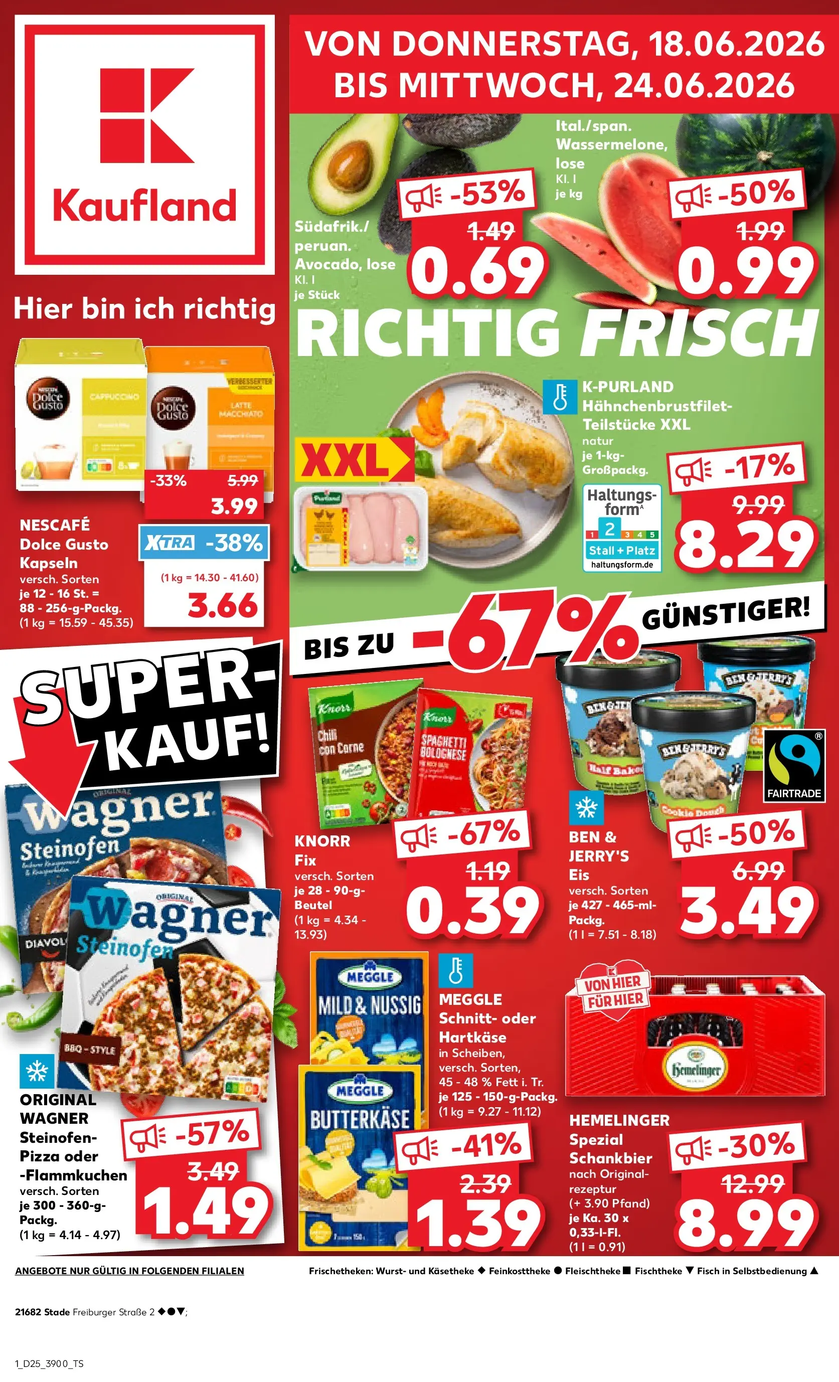 Prospekt Kaufland ab 14.06.2026 ยป Angebote und Werbung Online | Seite: 10 | Produkte: Ben & Jerry's, Wurst, Dolce Gusto kapseln, Dolce gusto Prospekt Kaufland ab 14.06.2026 ยป Angebote Online zum Blรคttern | Seite: 10 | Produkte: Ben & Jerry's, Wurst, Dolce Gusto kapseln, Dolce gusto