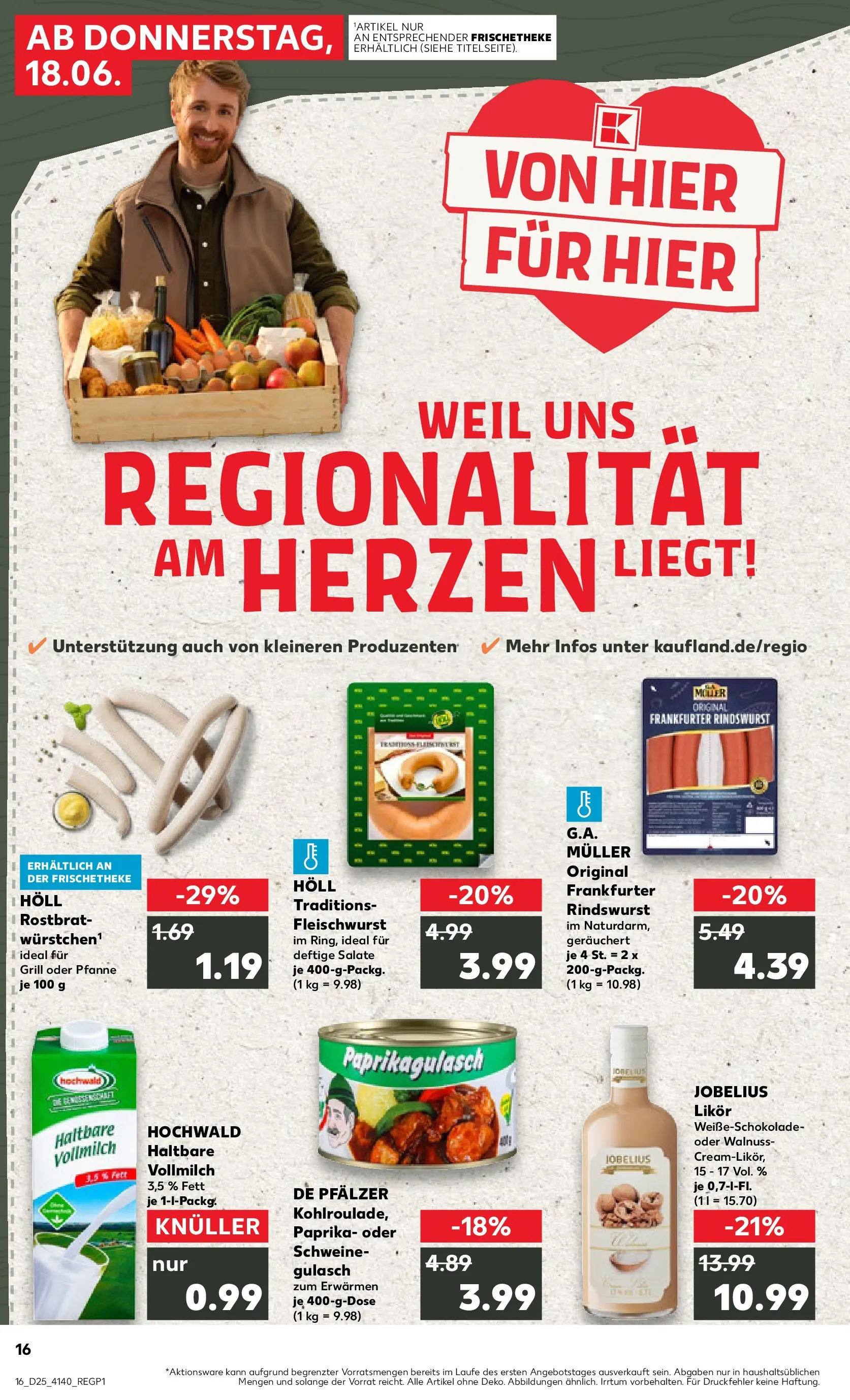 Prospekt Kaufland ab 14.06.2026 ยป Angebote und Werbung Online | Seite: 25 | Produkte: Grill, Likรถr, Paprika, Gulasch Prospekt Kaufland ab 14.06.2026 ยป Angebote Online zum Blรคttern | Seite: 25 | Produkte: Grill, Likรถr, Paprika, Gulasch